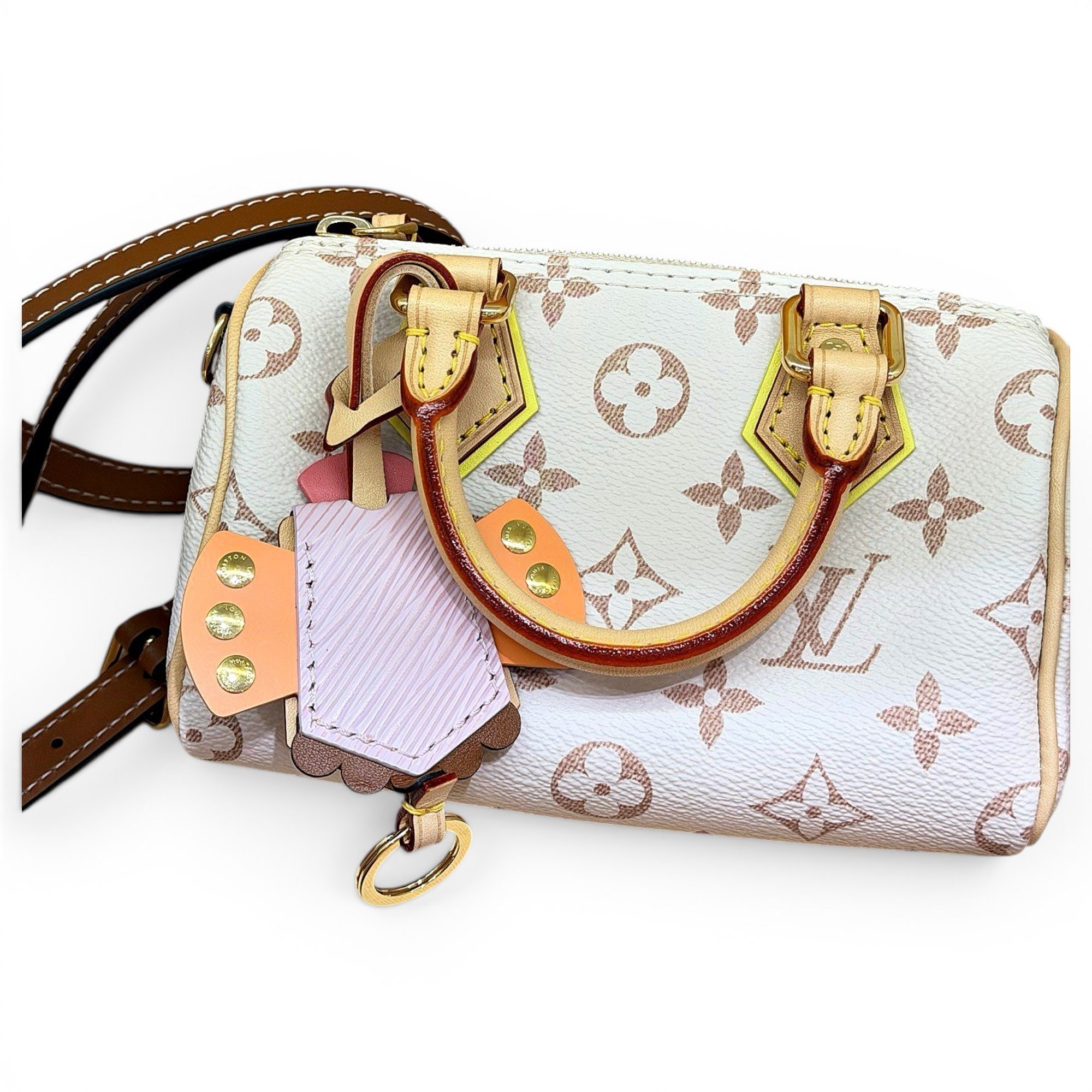 Speedy leather handbag