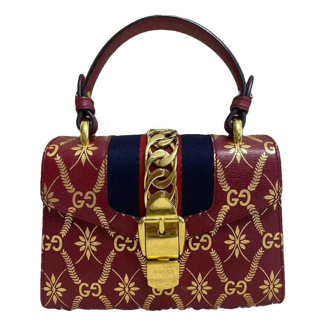 Sylvie Top Handle leather handbag
