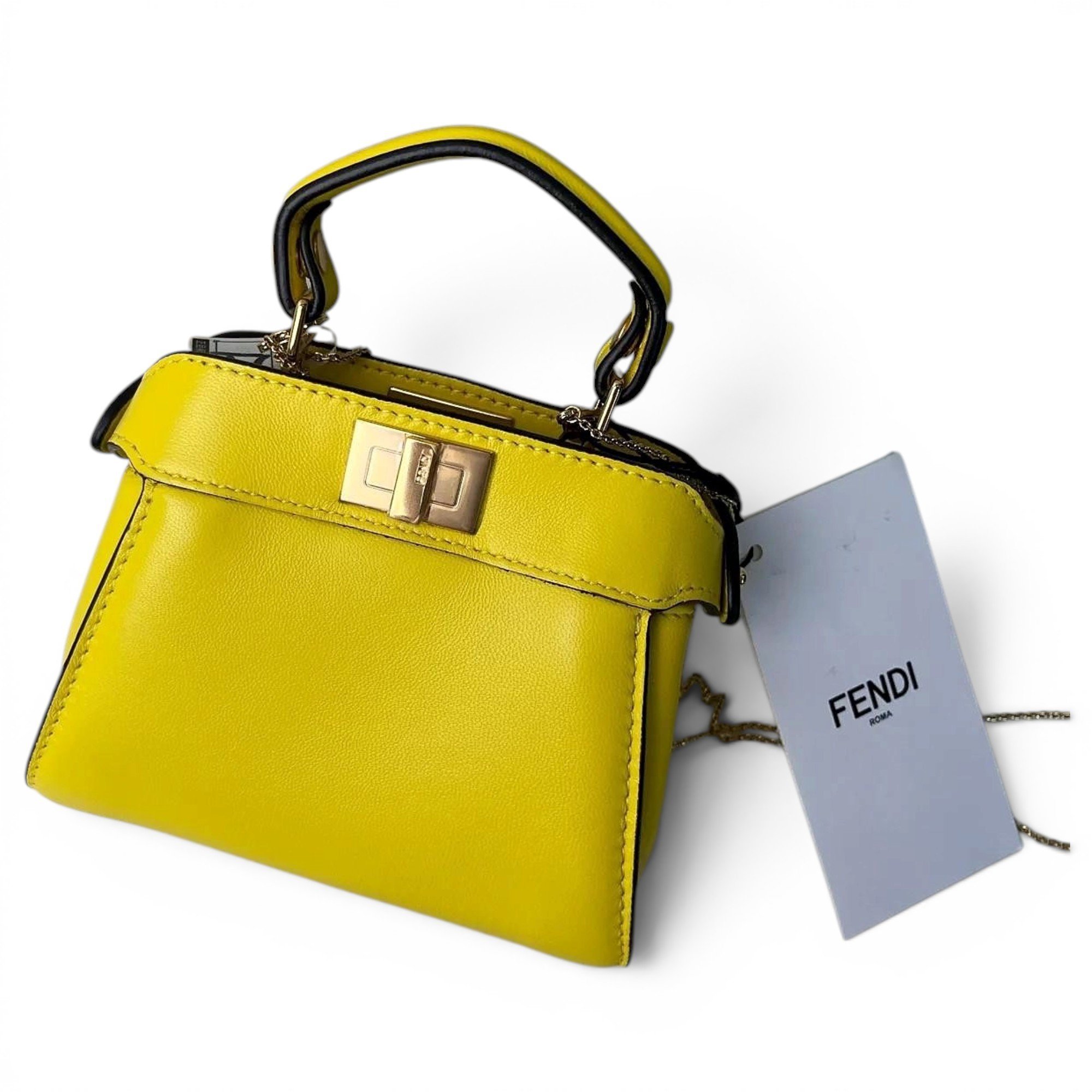 Peekaboo leather mini bag