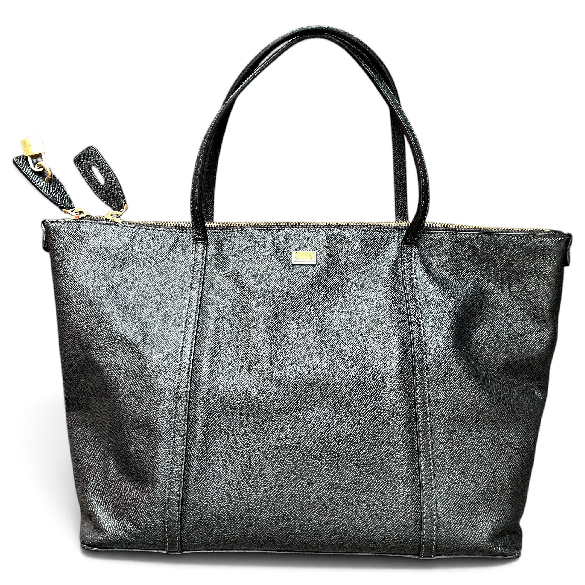 Leather tote