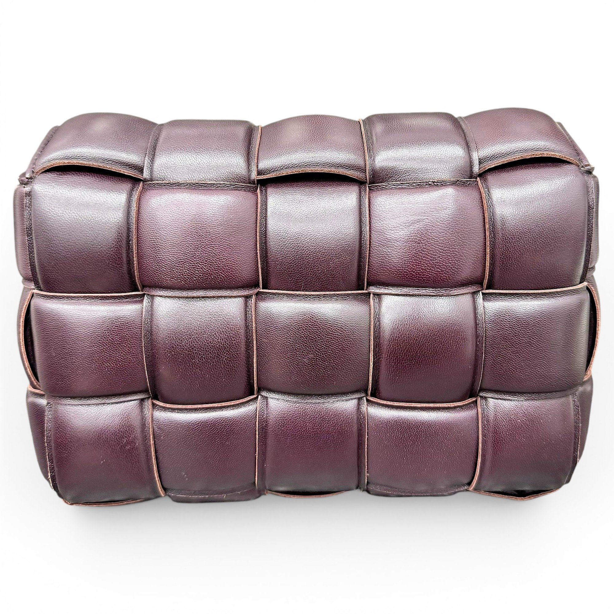 Cassette Padded leather handbag