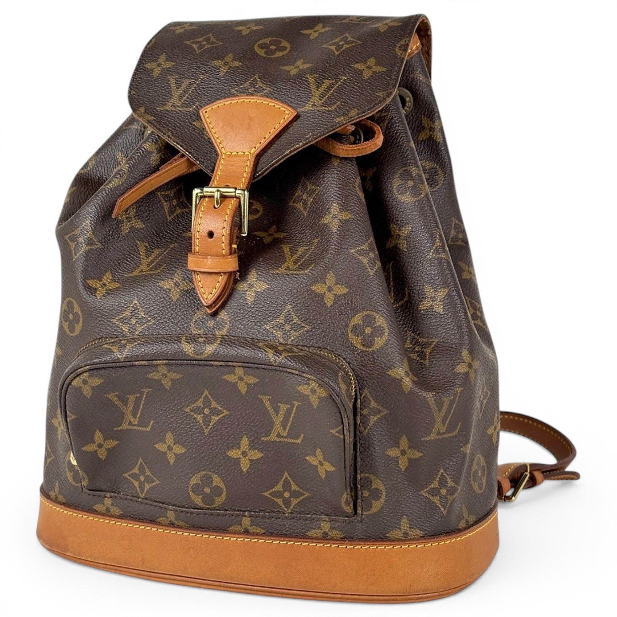 Montsouris leather backpack