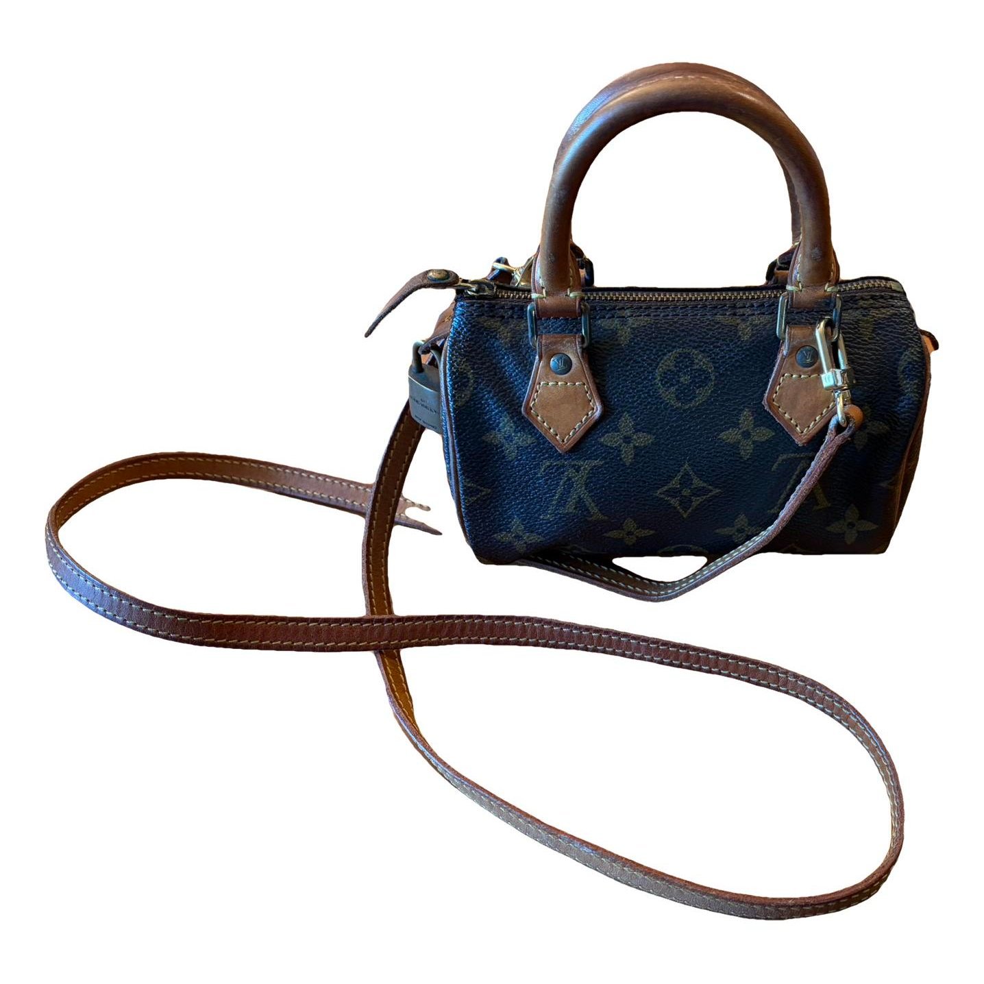 Louis Vuitton Nano Speedy / Mini HL leather handbag