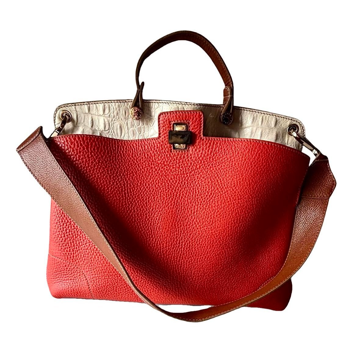 Leather handbag