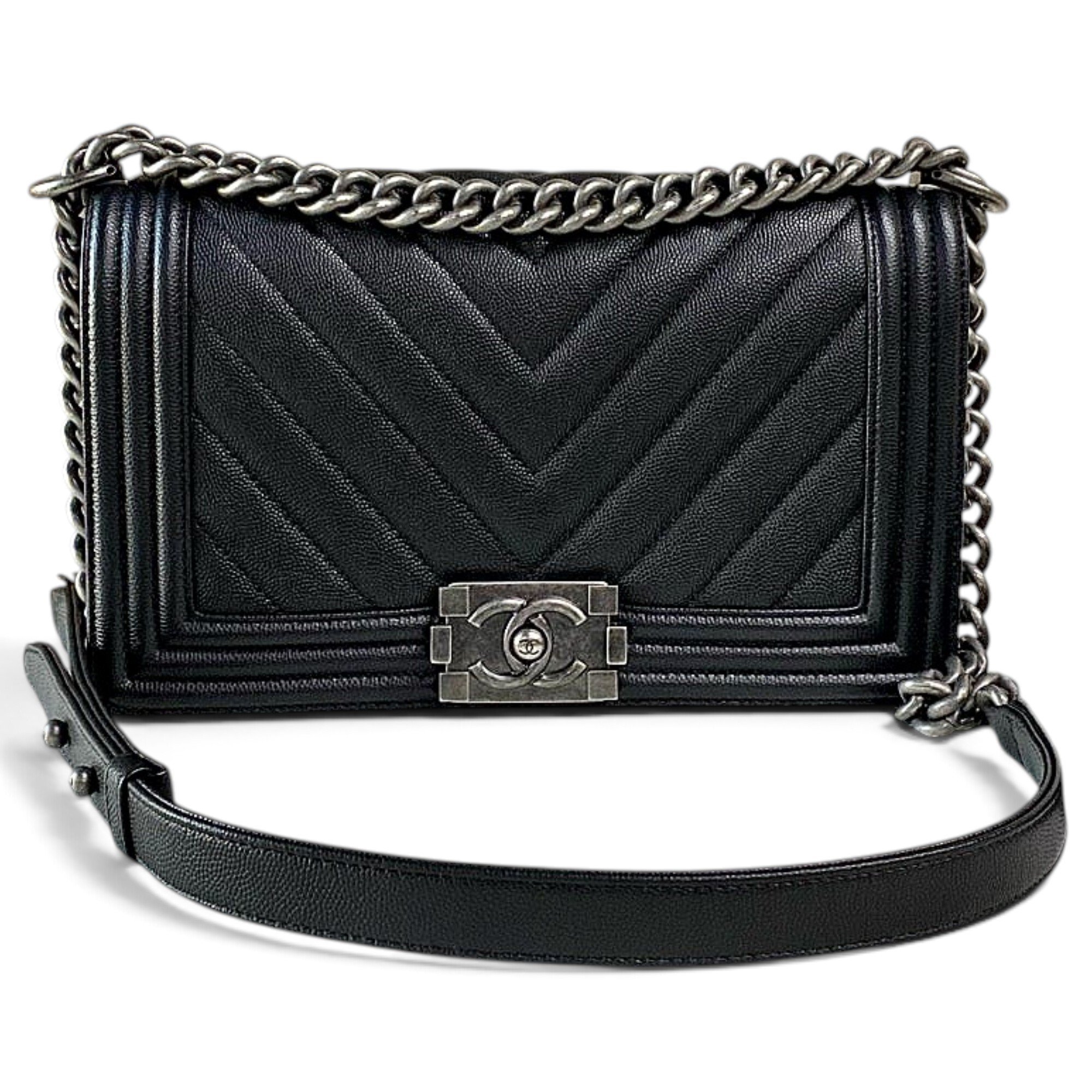 Leather handbag