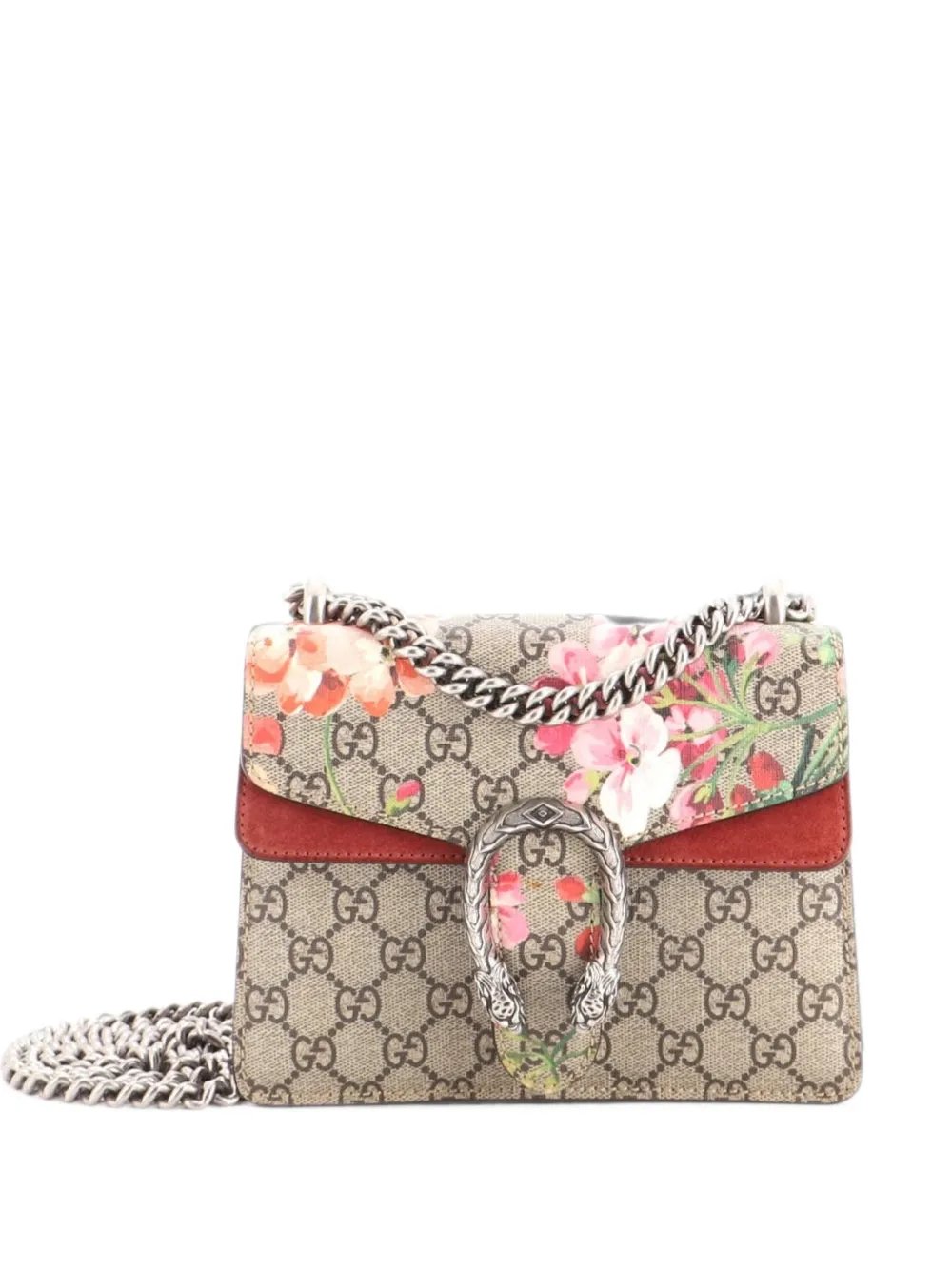 Dionysus Bag Blooms Print GG Coated Canvas Mini shoulder bag
