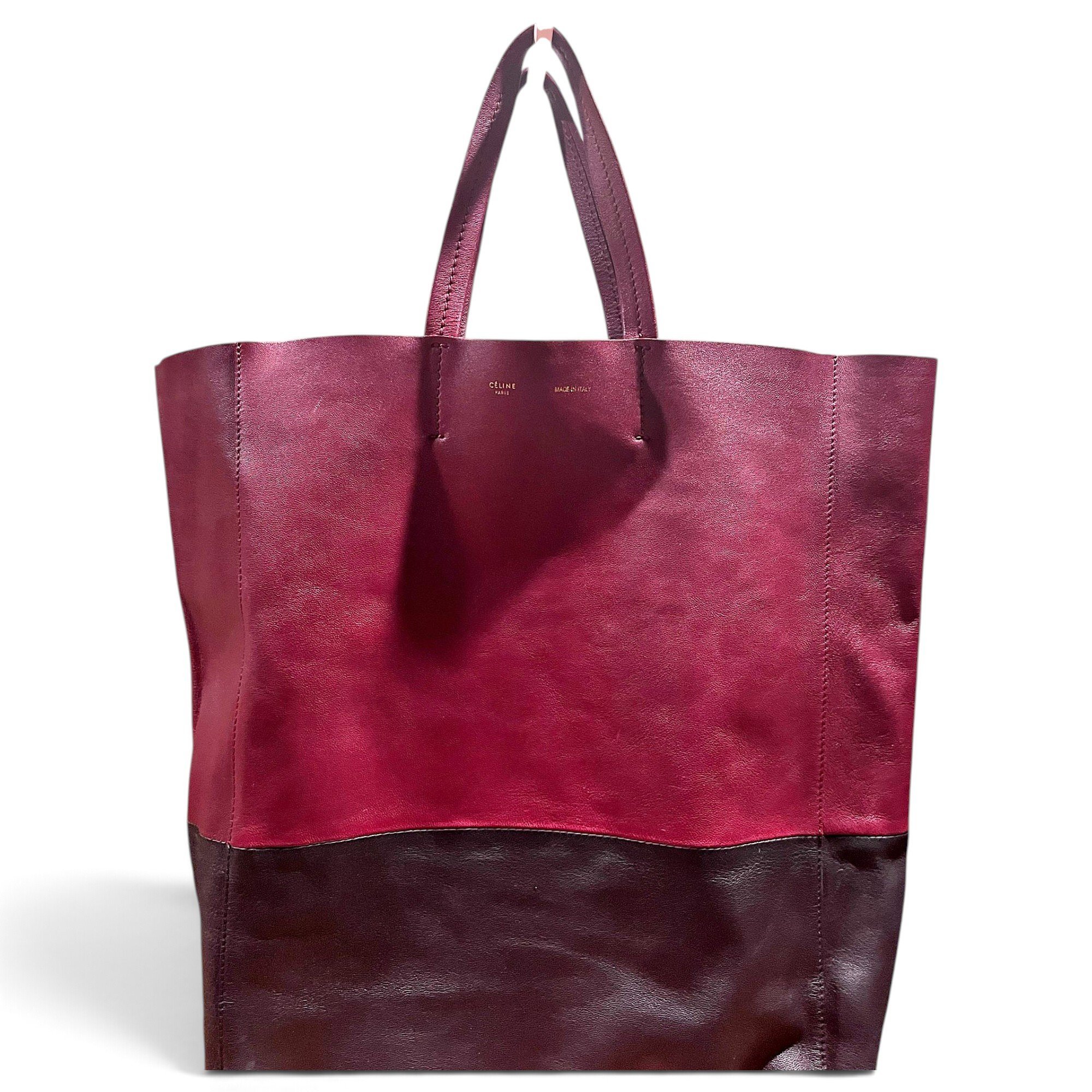 Leather tote