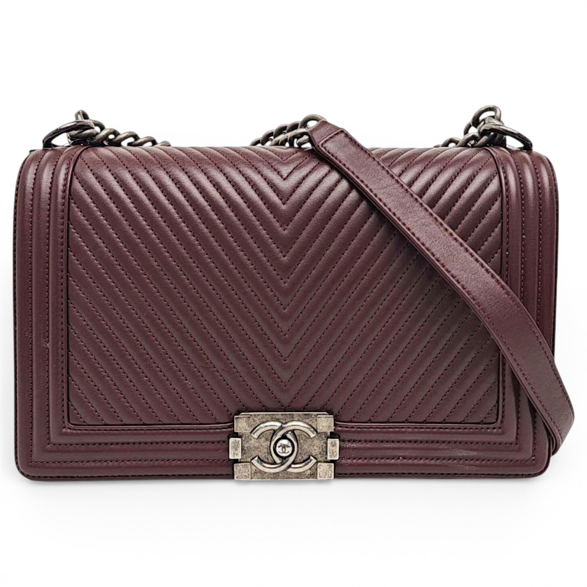 Boy leather crossbody bag