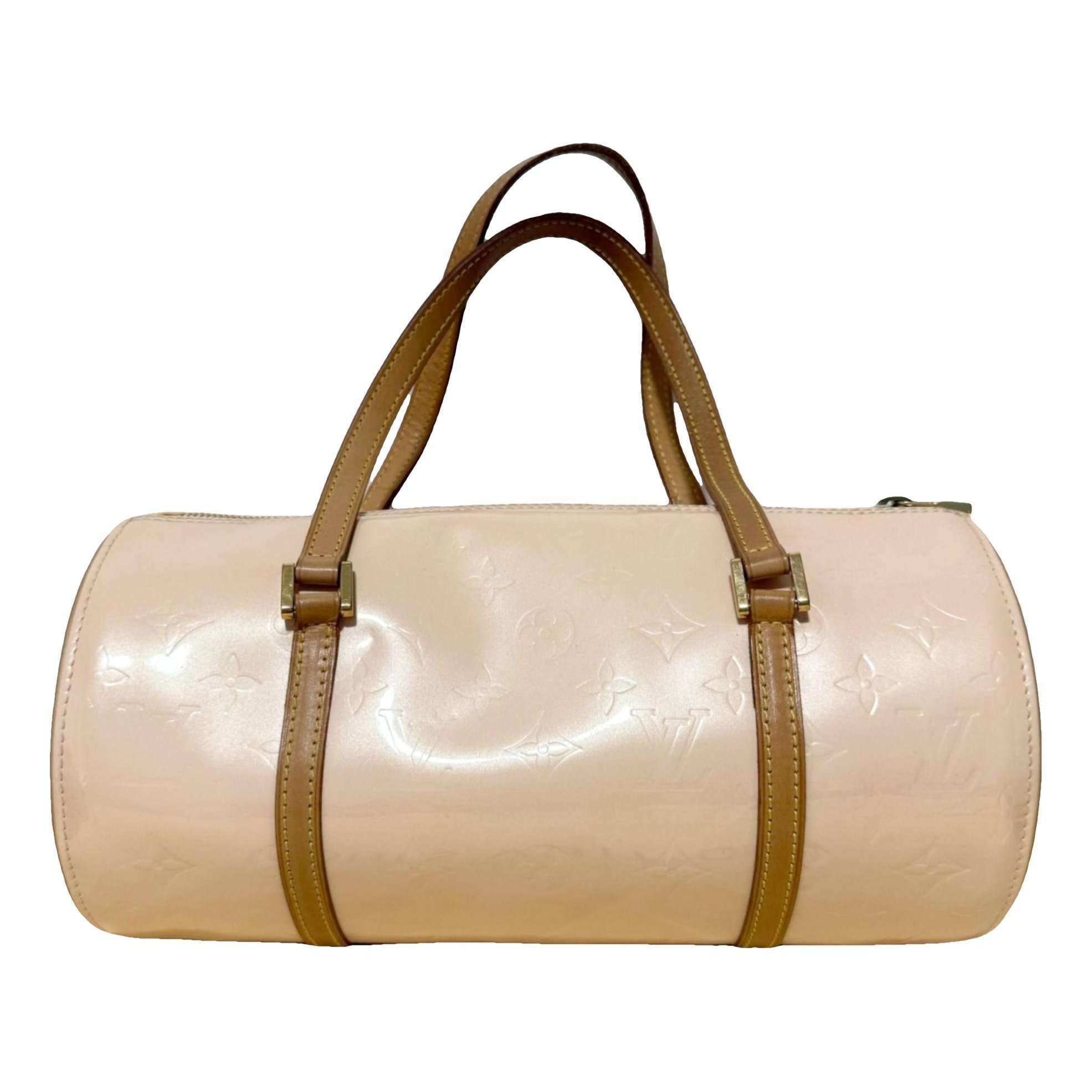 Papillon patent leather handbag