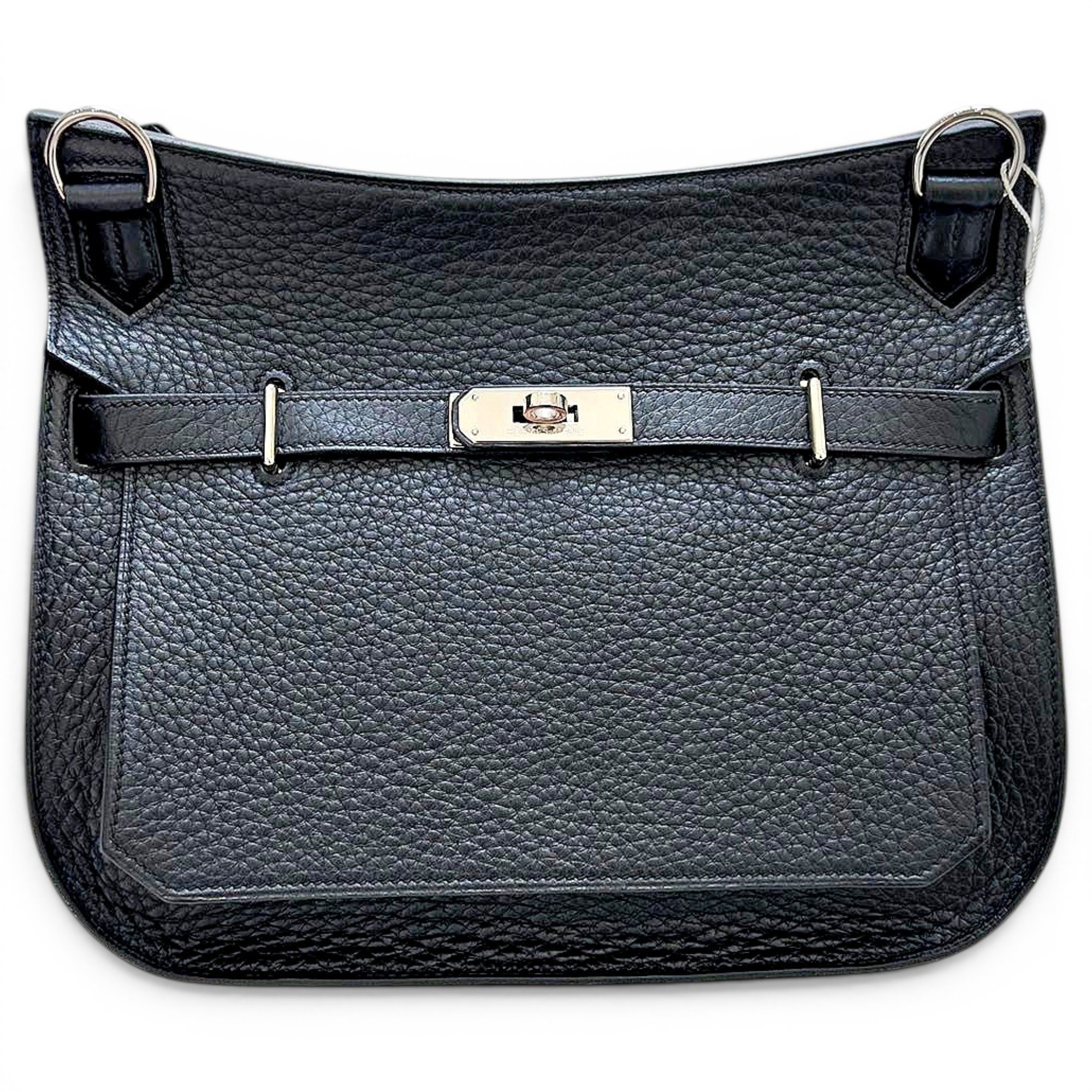 Hermes Jypsiere 28 Handbag Black
