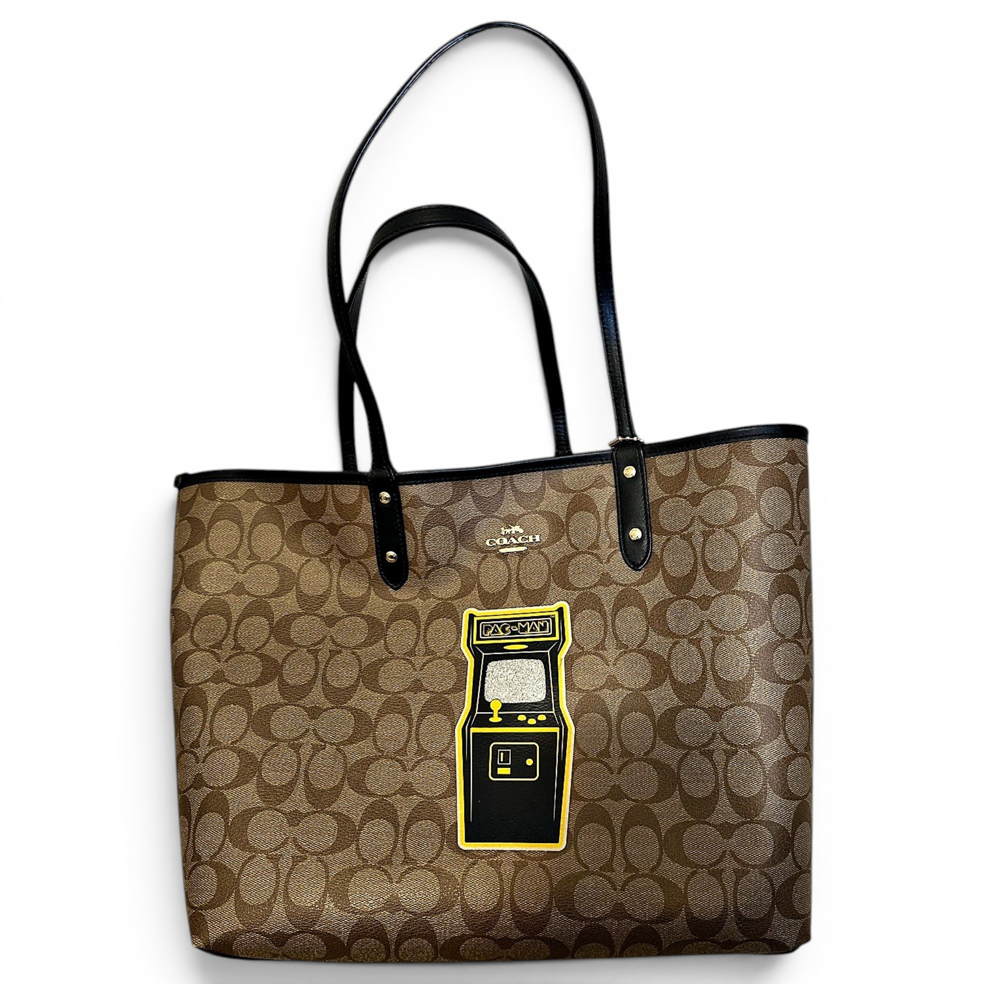 Leather tote