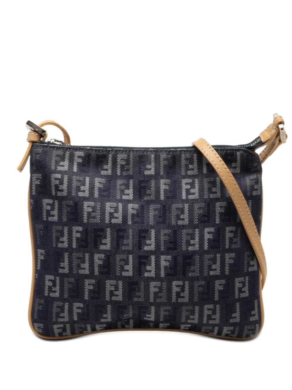 Fendi 2000-2010 Zucchino Denim crossbody bag