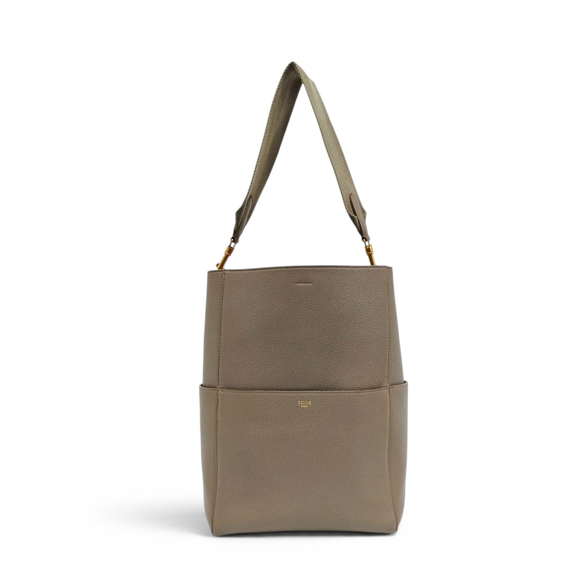 Seau Sangle leather tote