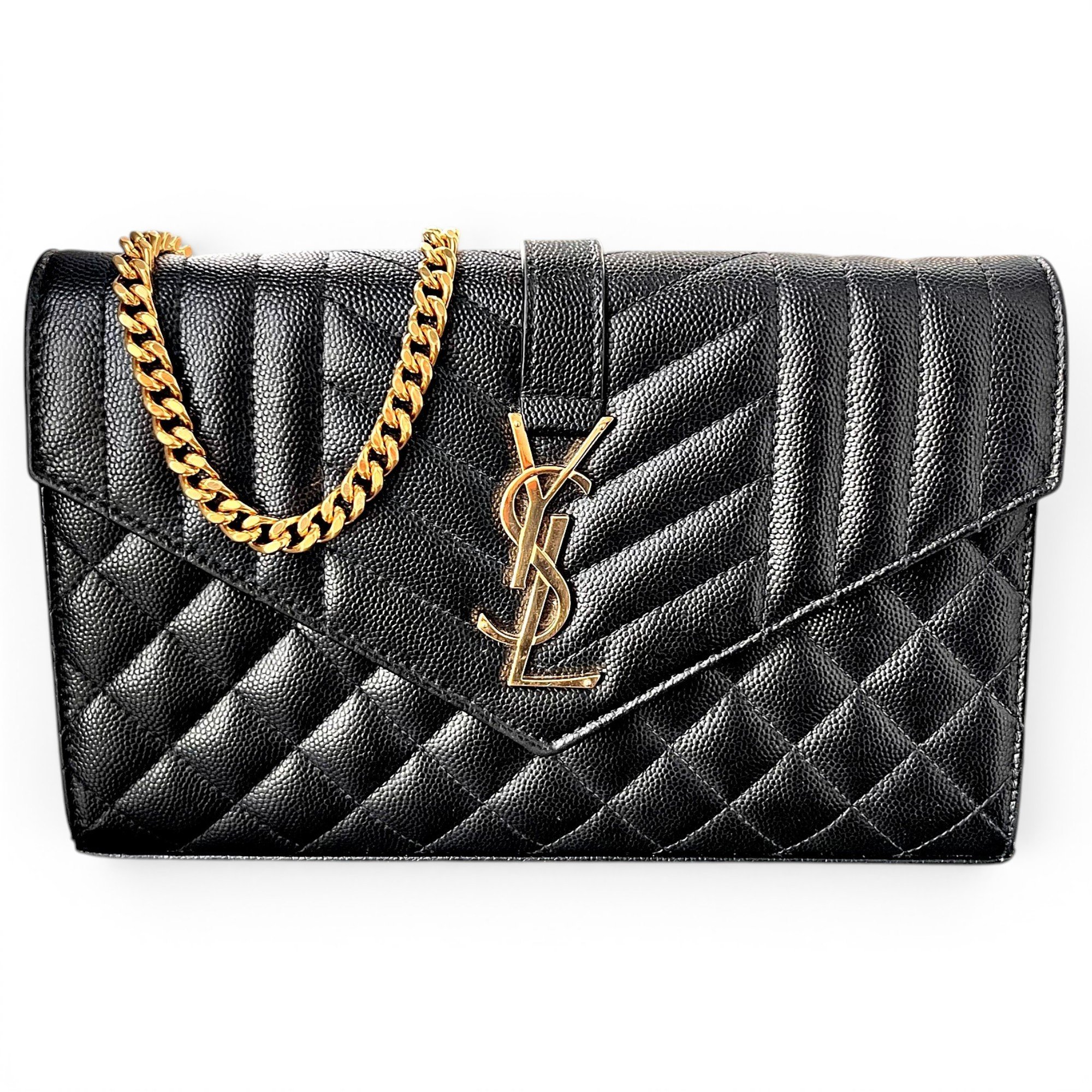 Envelope leather crossbody bag