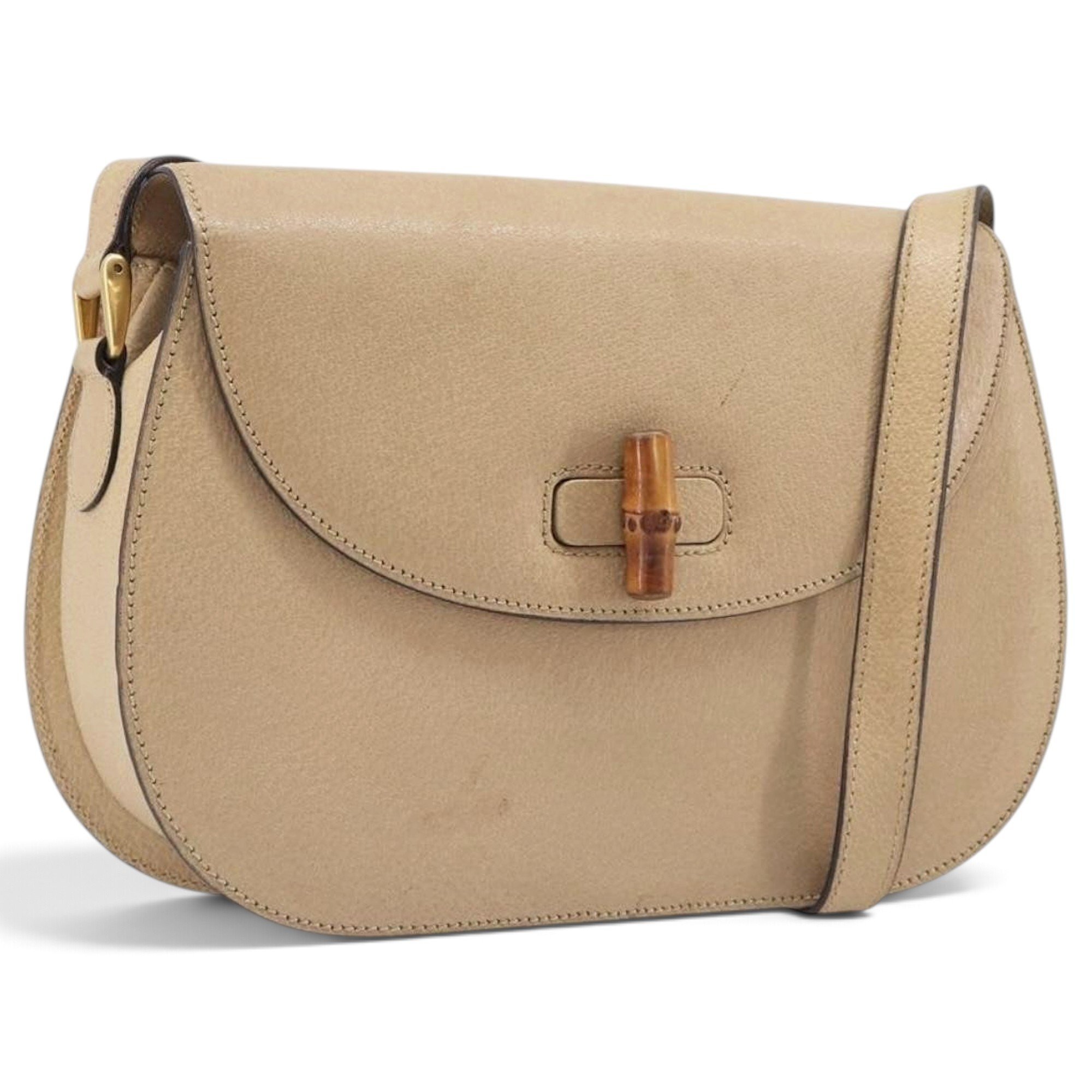Gucci B leather handbag