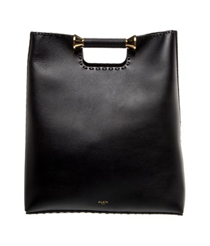 Alaia Leather Top Handle Bag