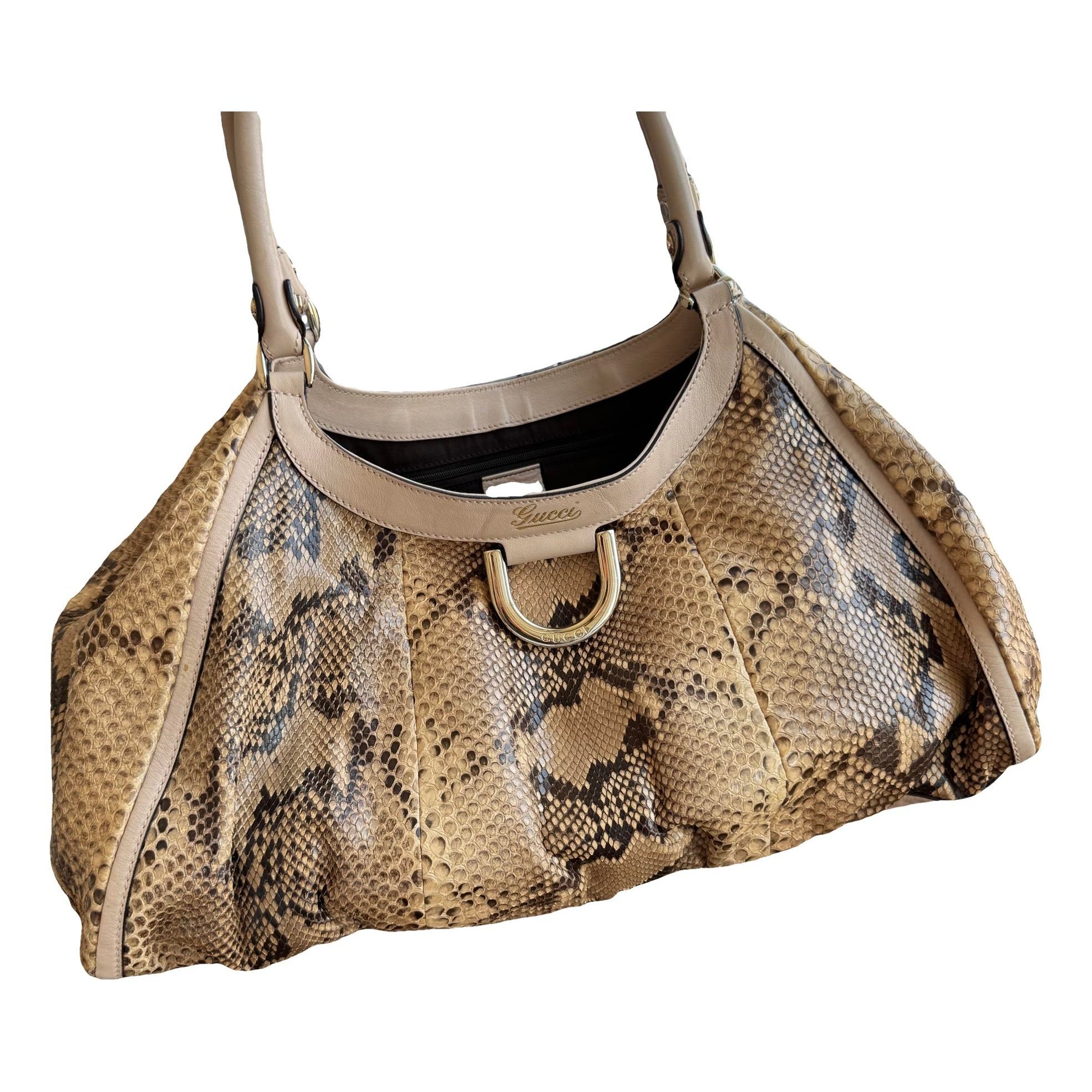 D-Ring python handbag