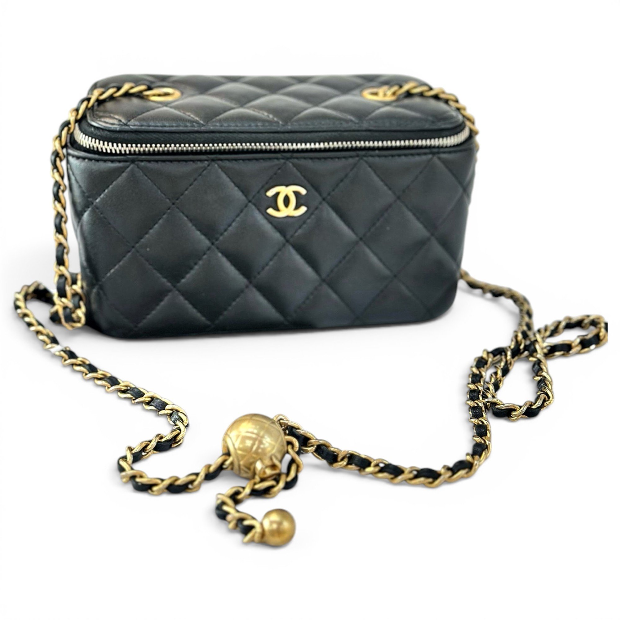 Vanity leather mini bag