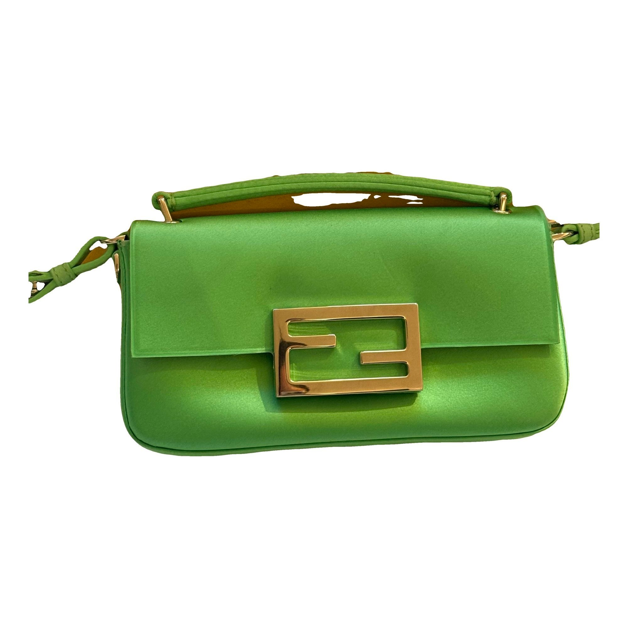 Baguette silk crossbody bag