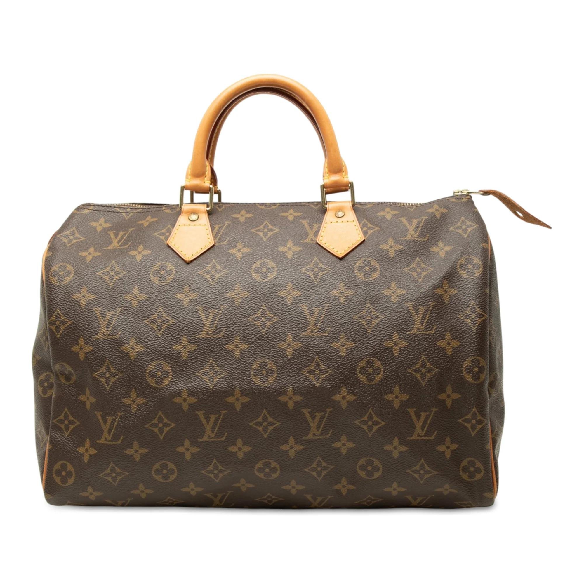 Speedy leather bag