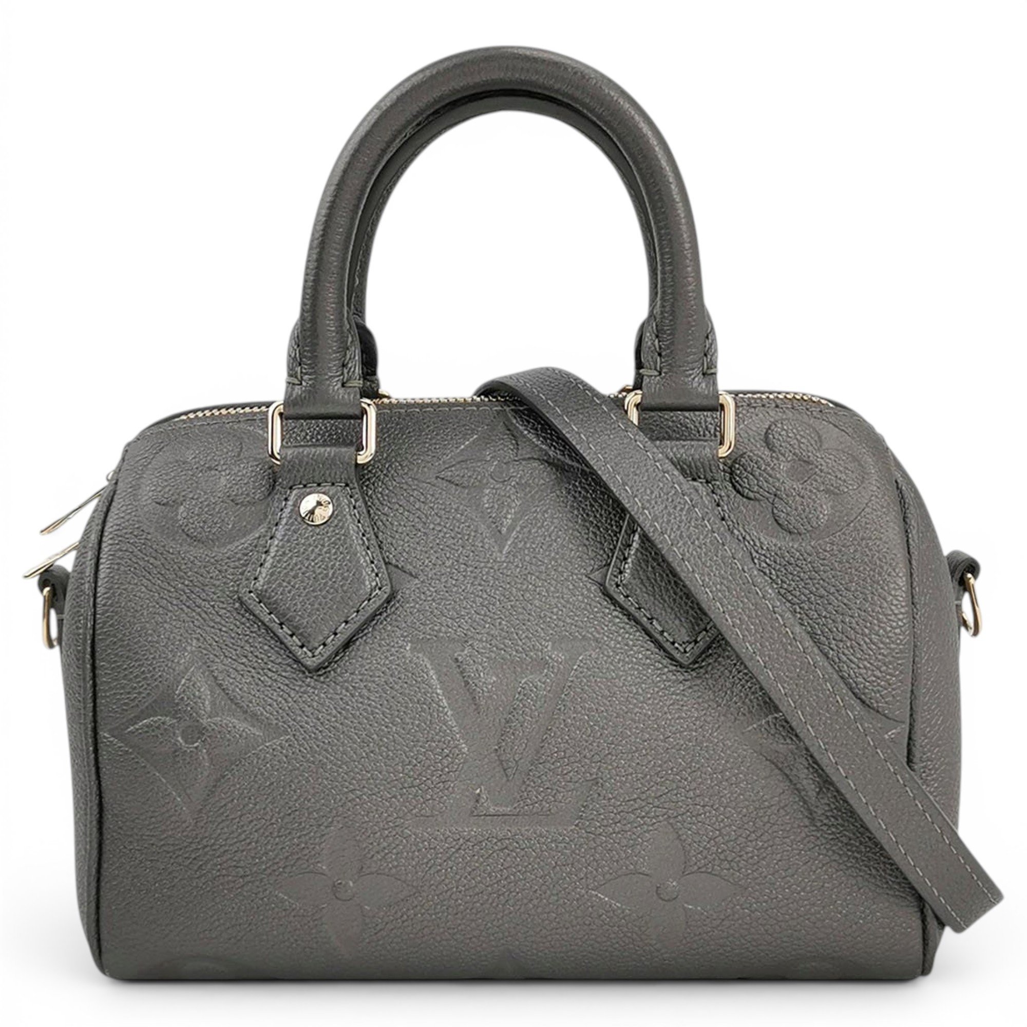 Nano Speedy / Mini HL leather handbag