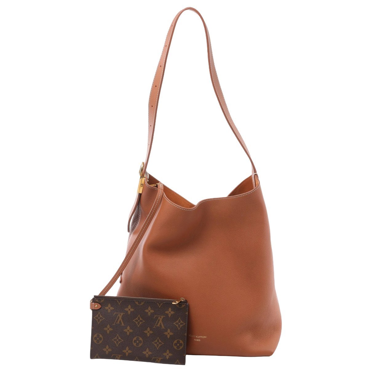 Low Key Hobo leather handbag