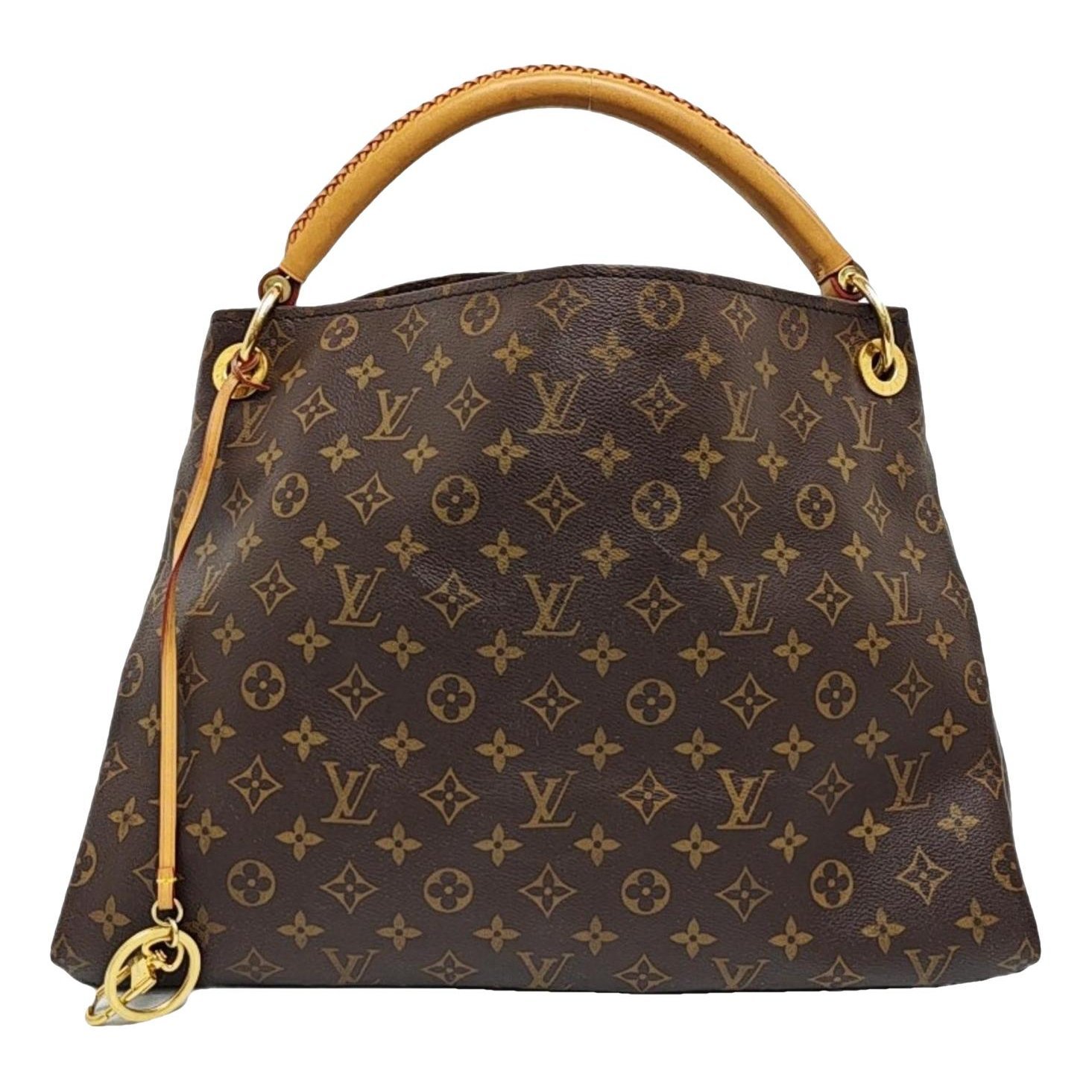 Artsy leather handbag