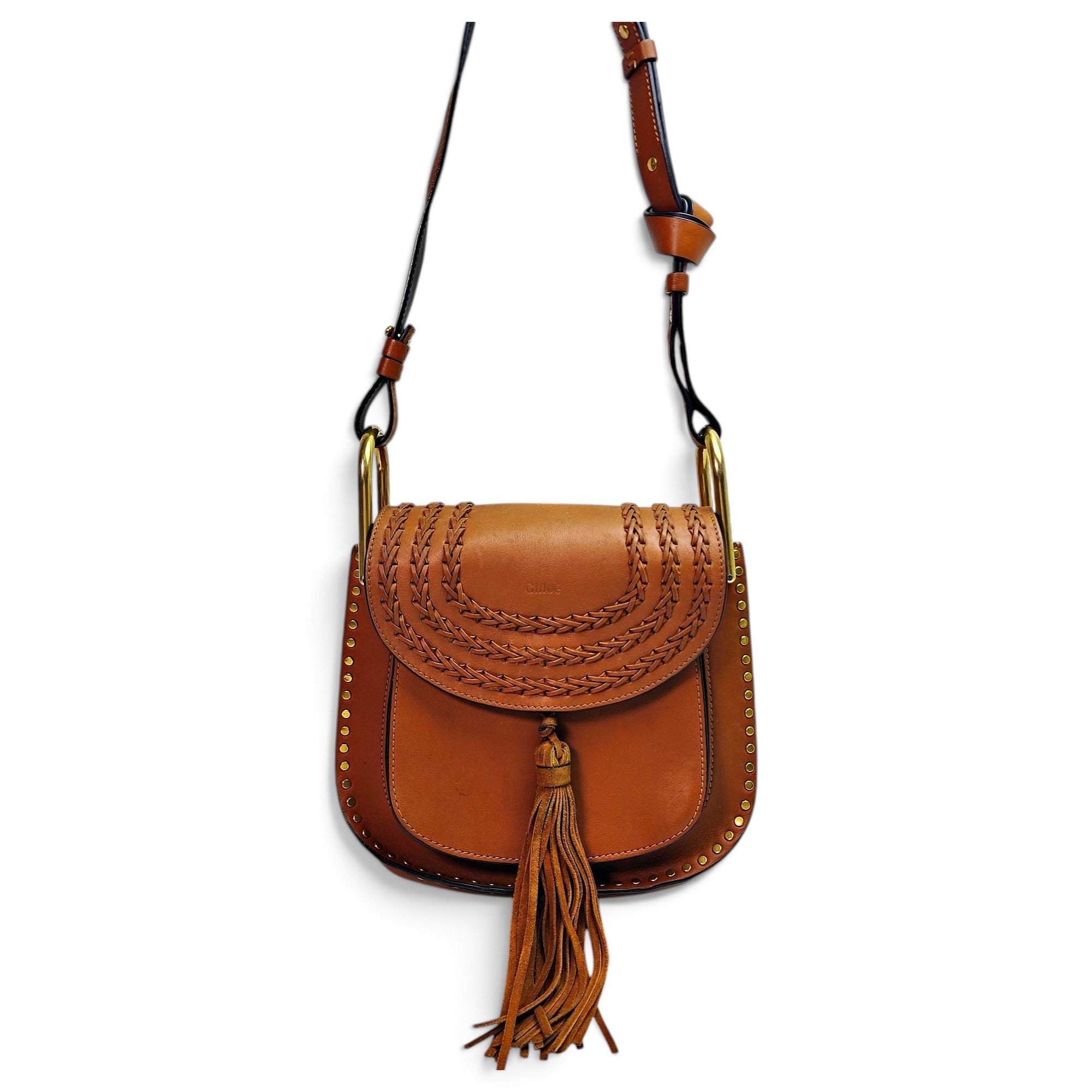 Hudson leather crossbody bag