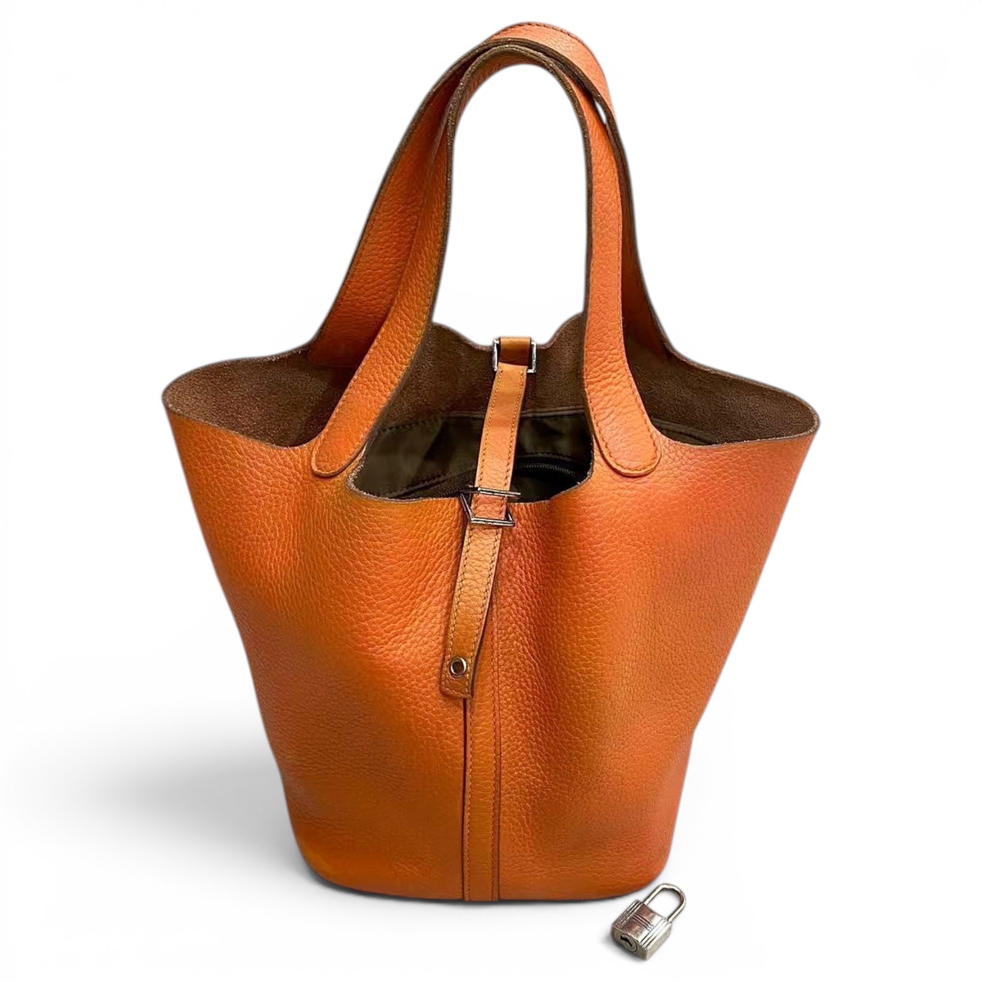Picotin leather handbag