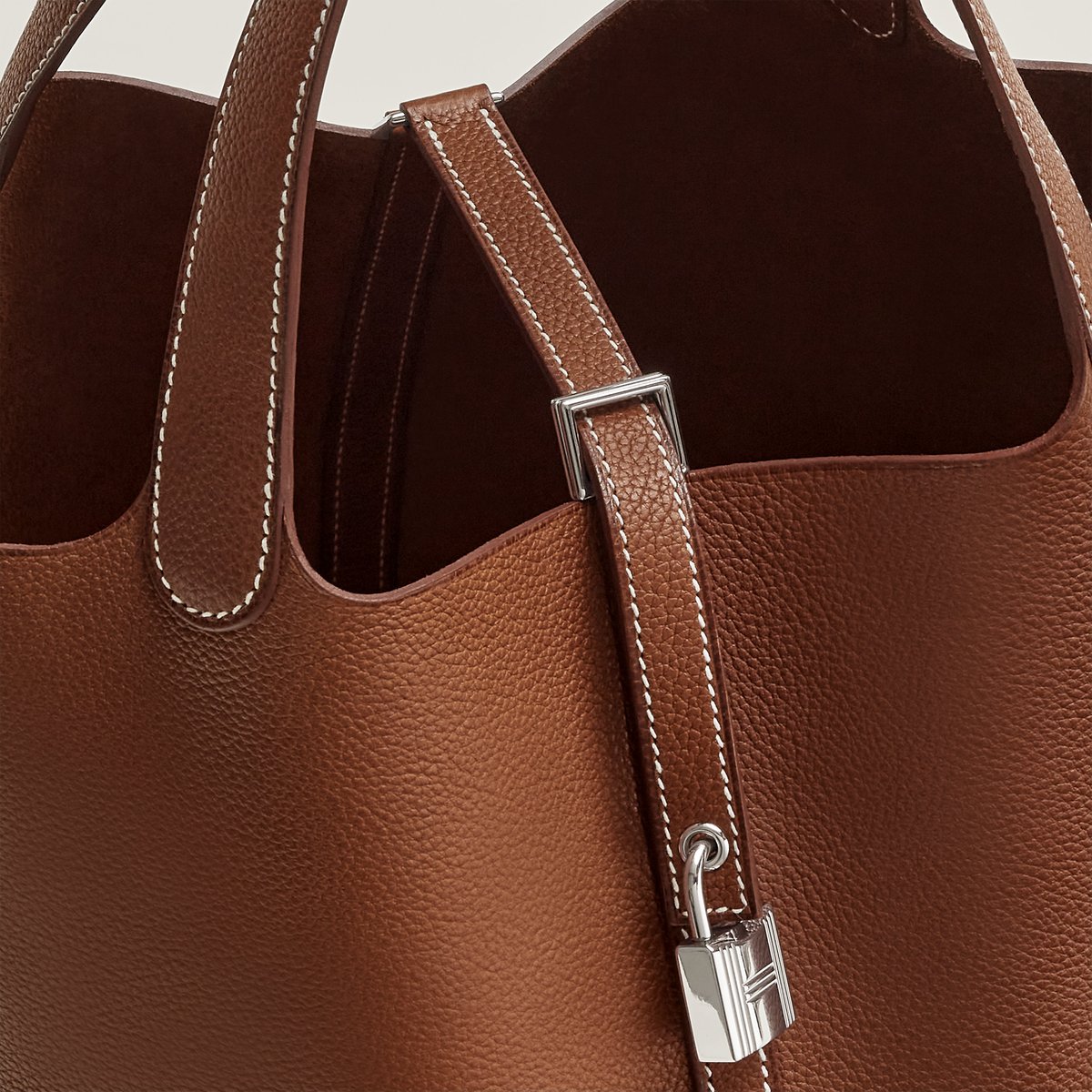 Fauve Picotin Lock 22 Bag