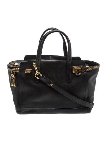 Leather Top Handle Bag