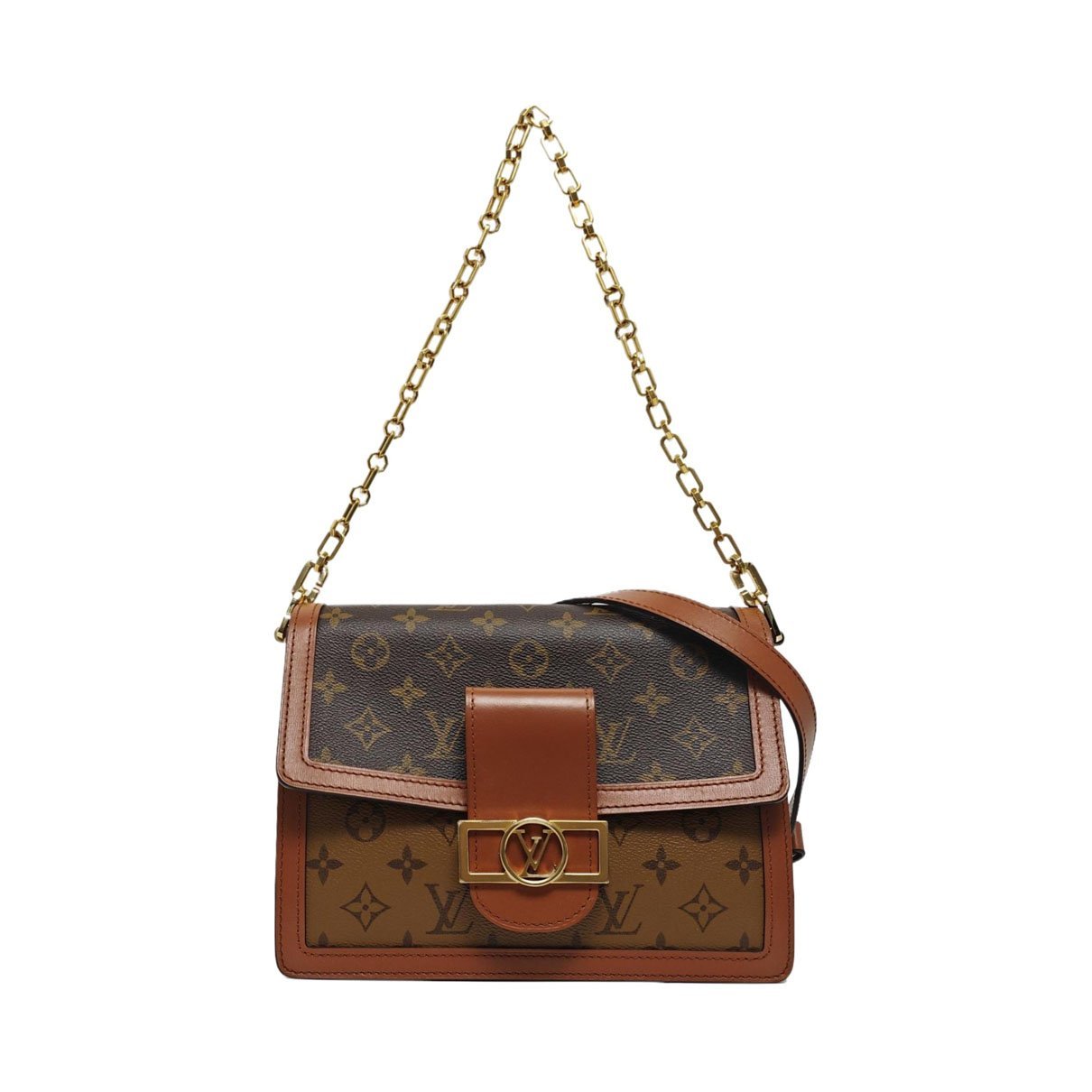 Dauphine leather crossbody bag