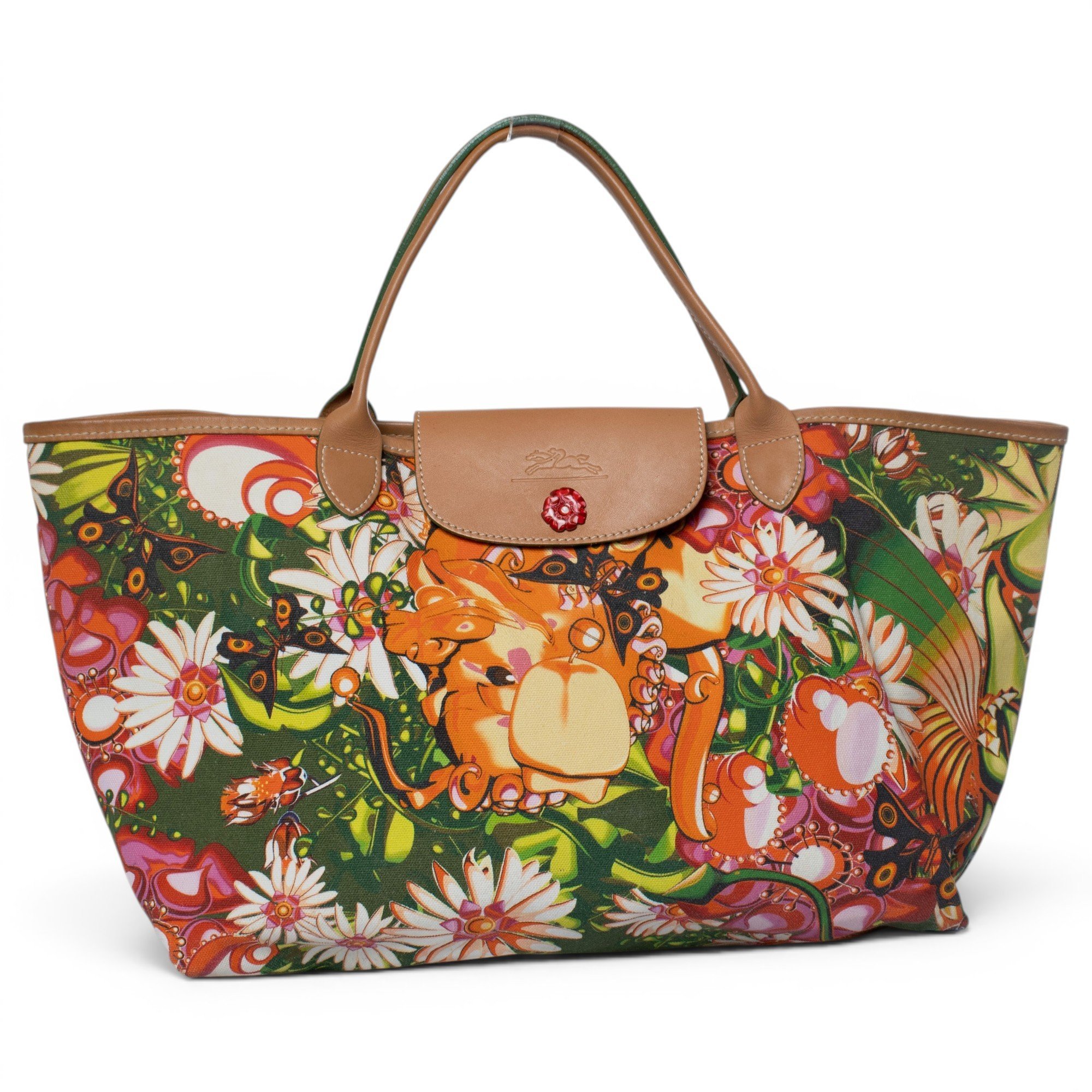 Leather tote