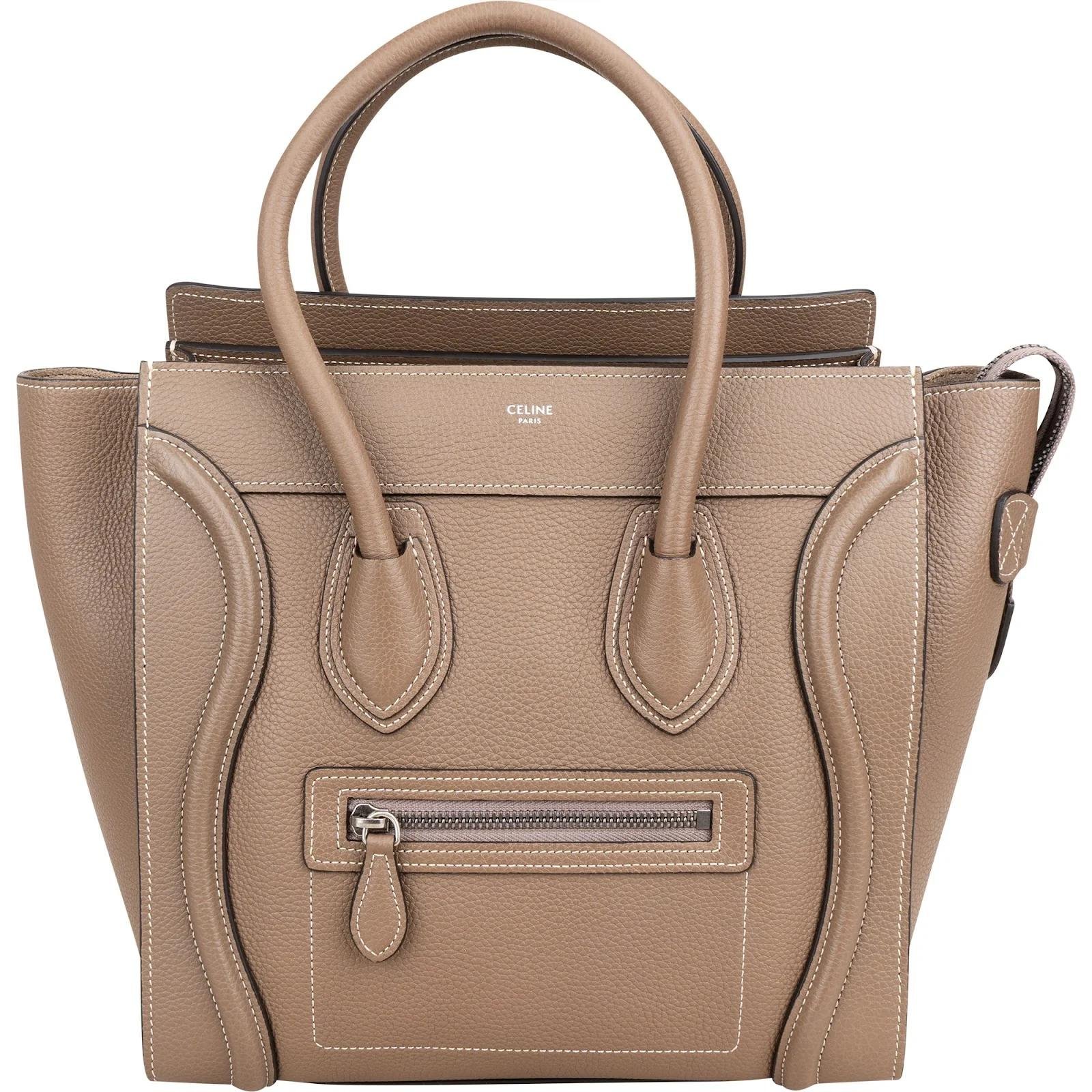 Luggage leather handbag