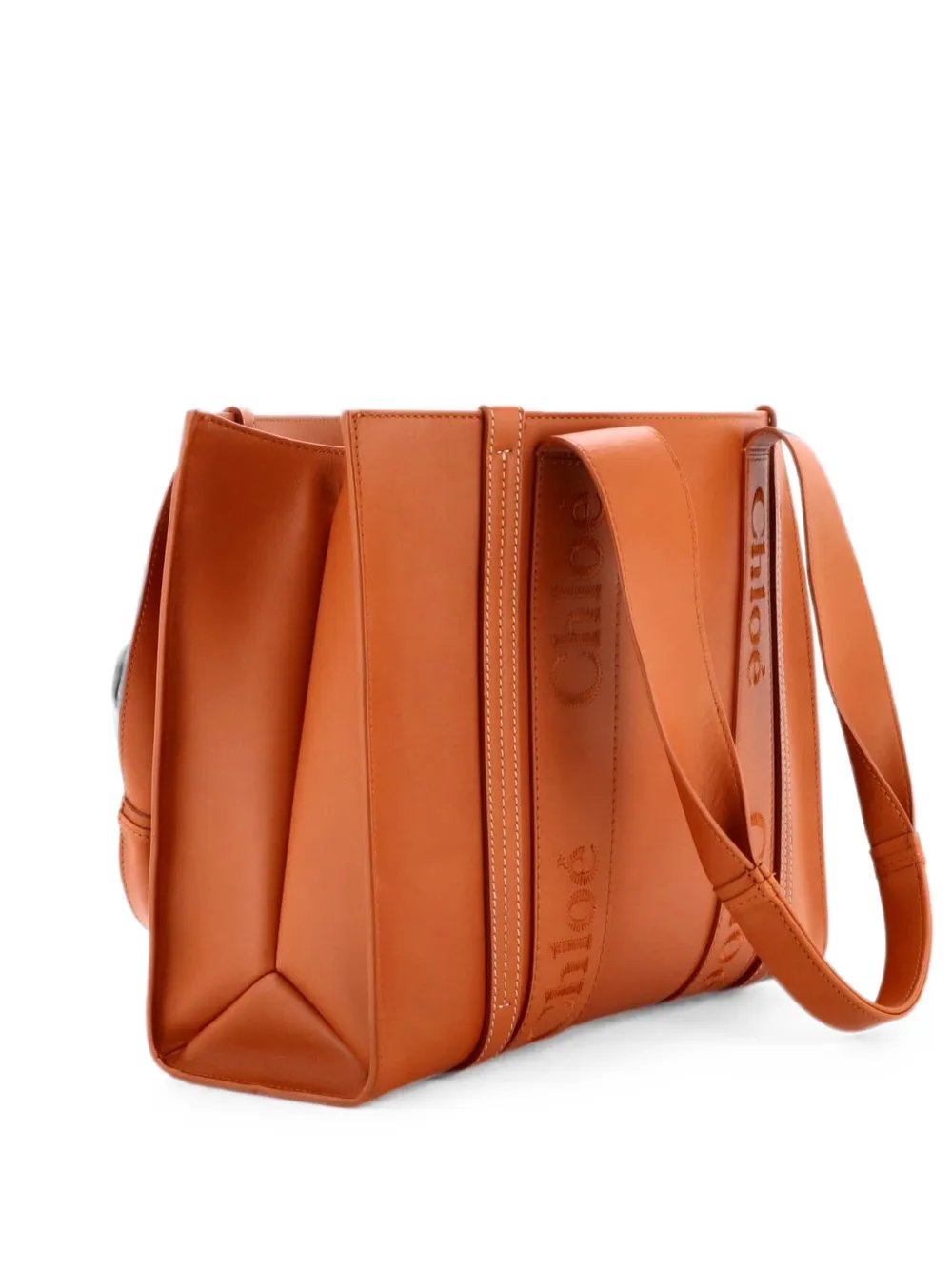 Chloe Woody Leather Medium tote bag