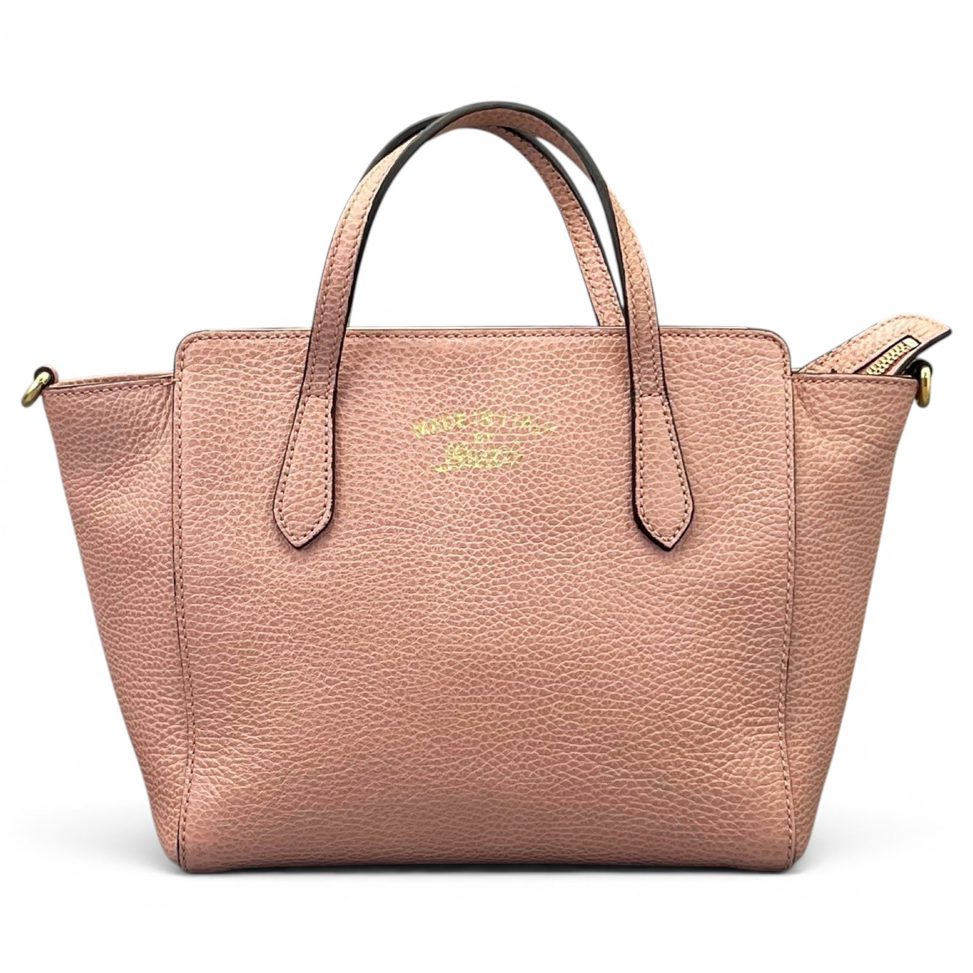 Swing leather handbag