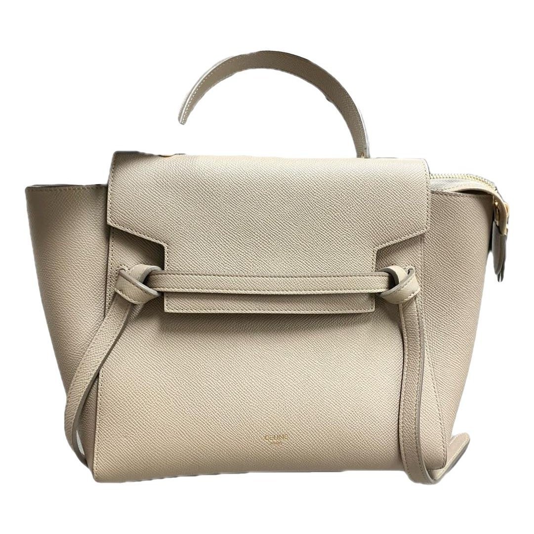 Belt leather handbag