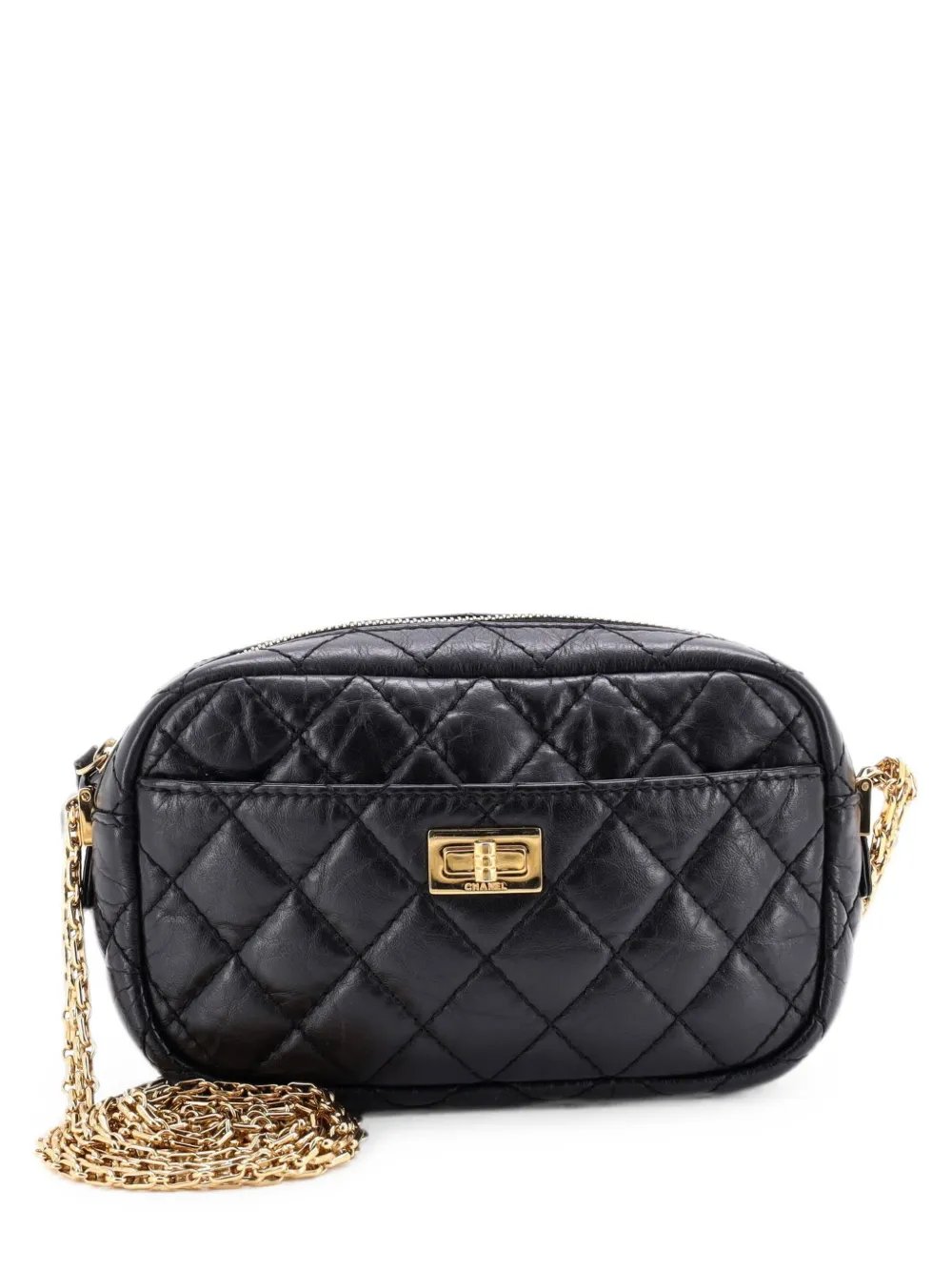 Reissue Camera Quilted Aged Calfskin Mini crossbody bag