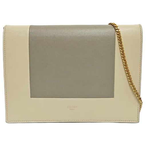 Frame leather crossbody bag