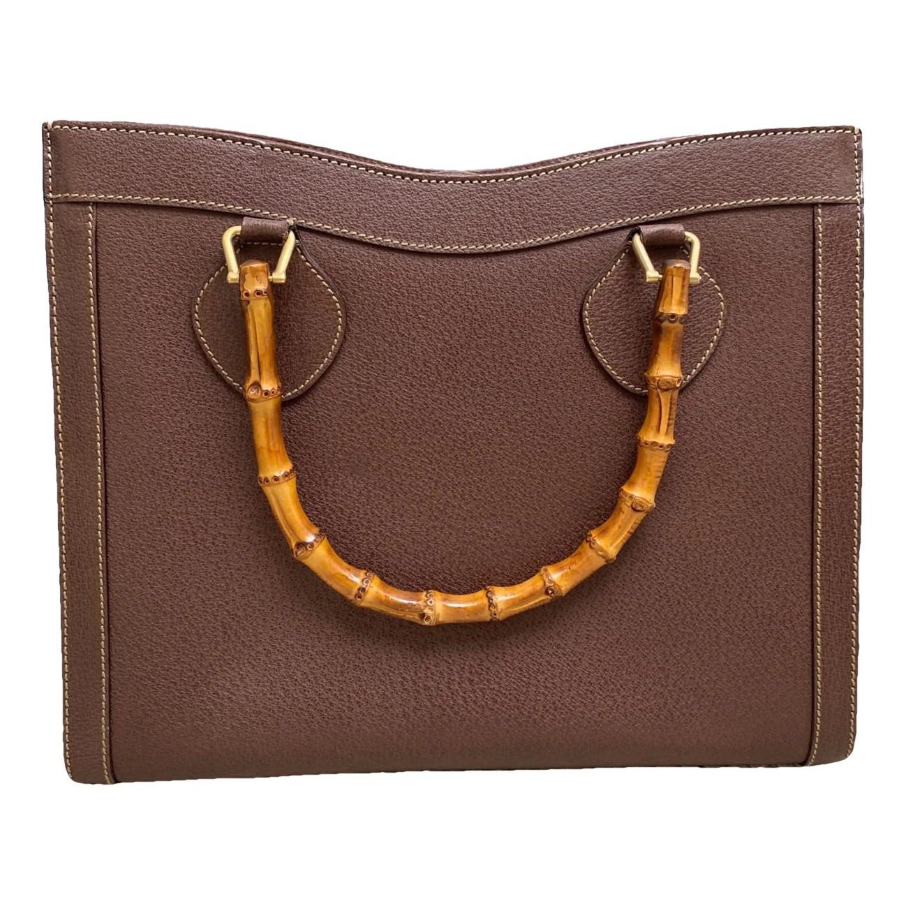 Diana Bamboo leather tote