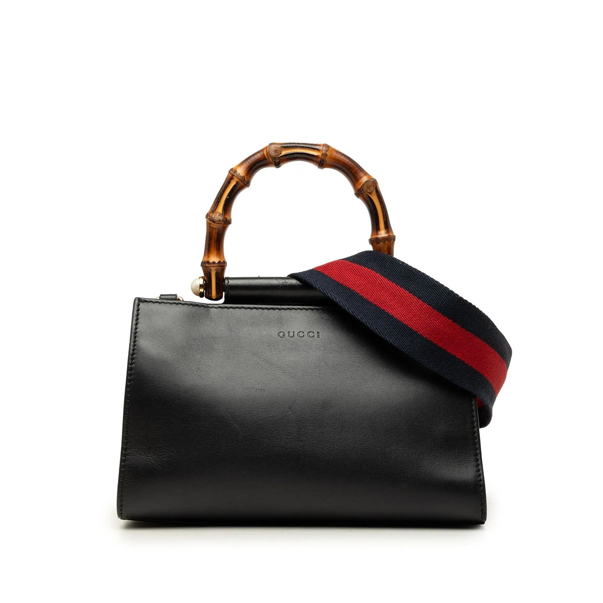 Gucci Bamboo leather handbag