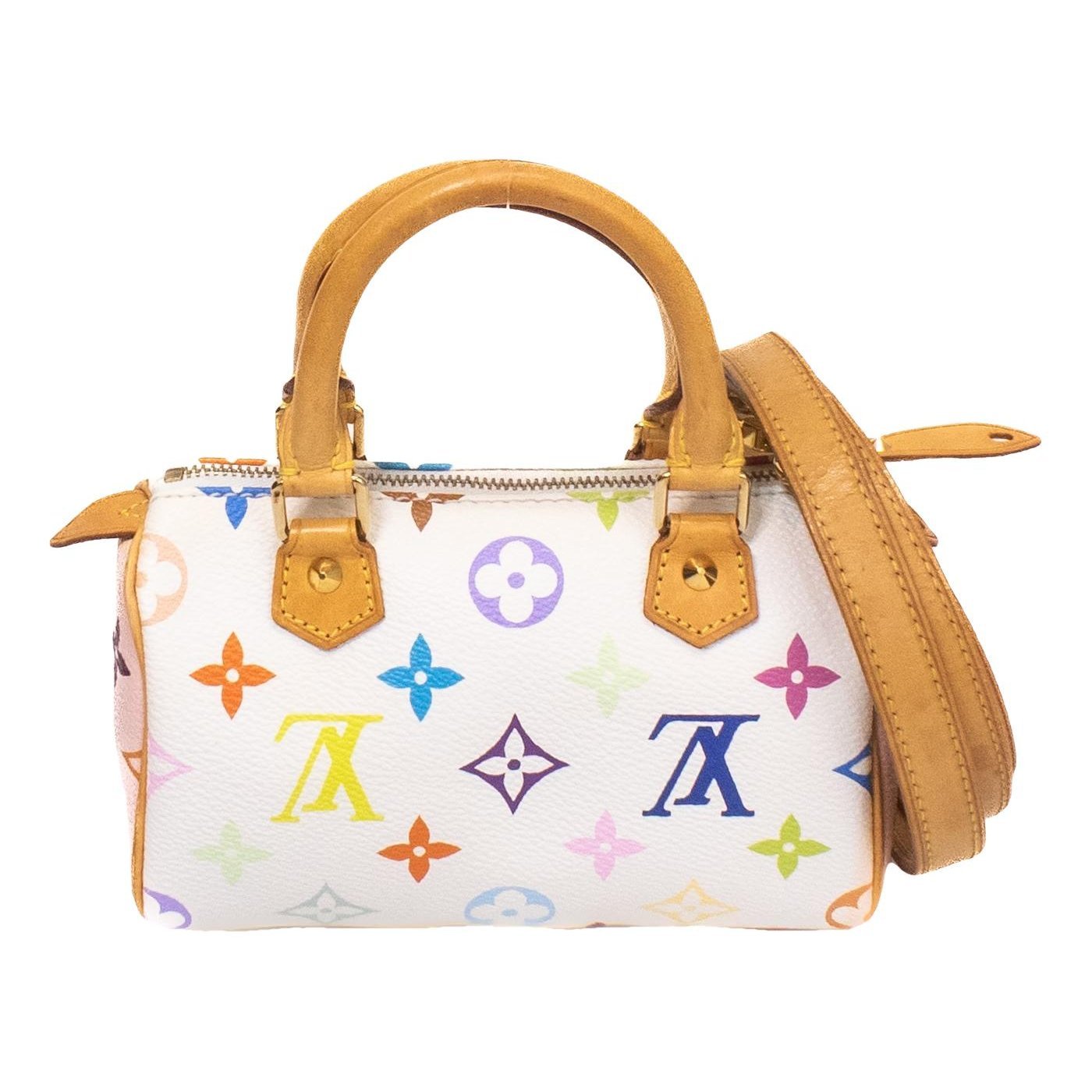 Nano Speedy / Mini HL leather handbag