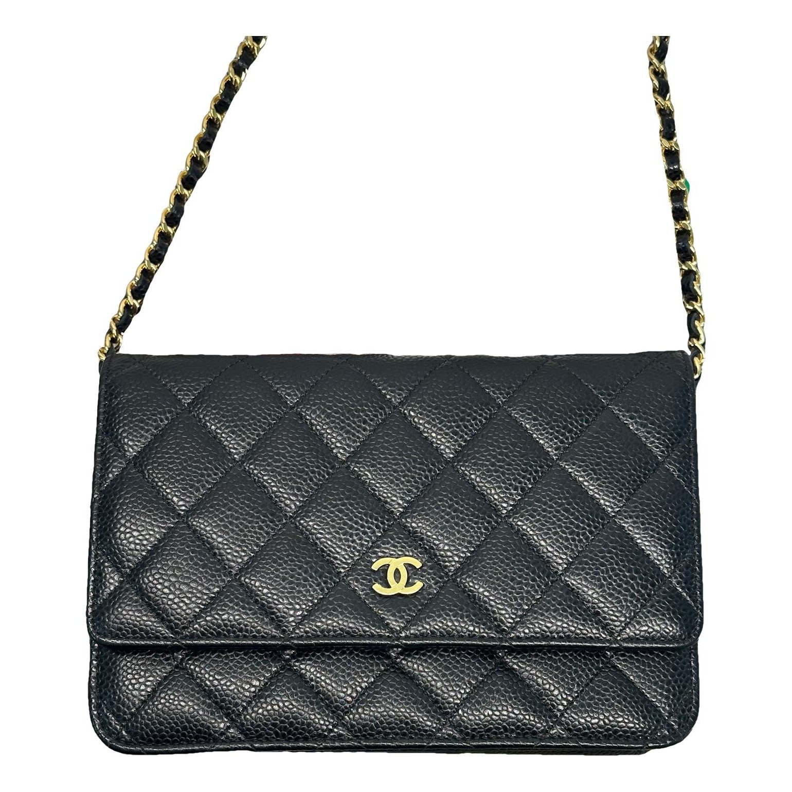 Wallet On Chain Timeless/Classique leather handbag