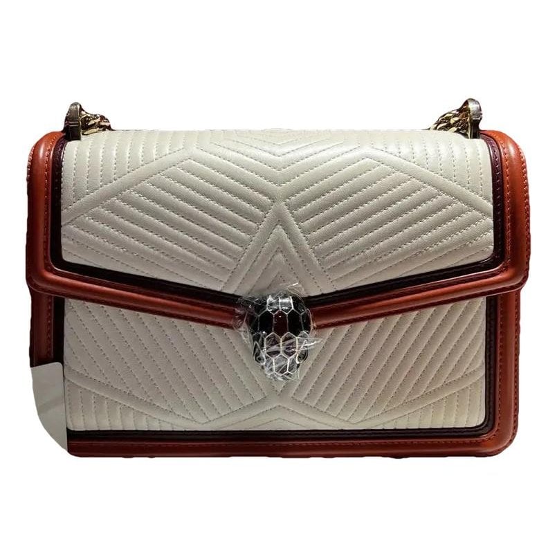 Bvlgari Serpenti leather handbag