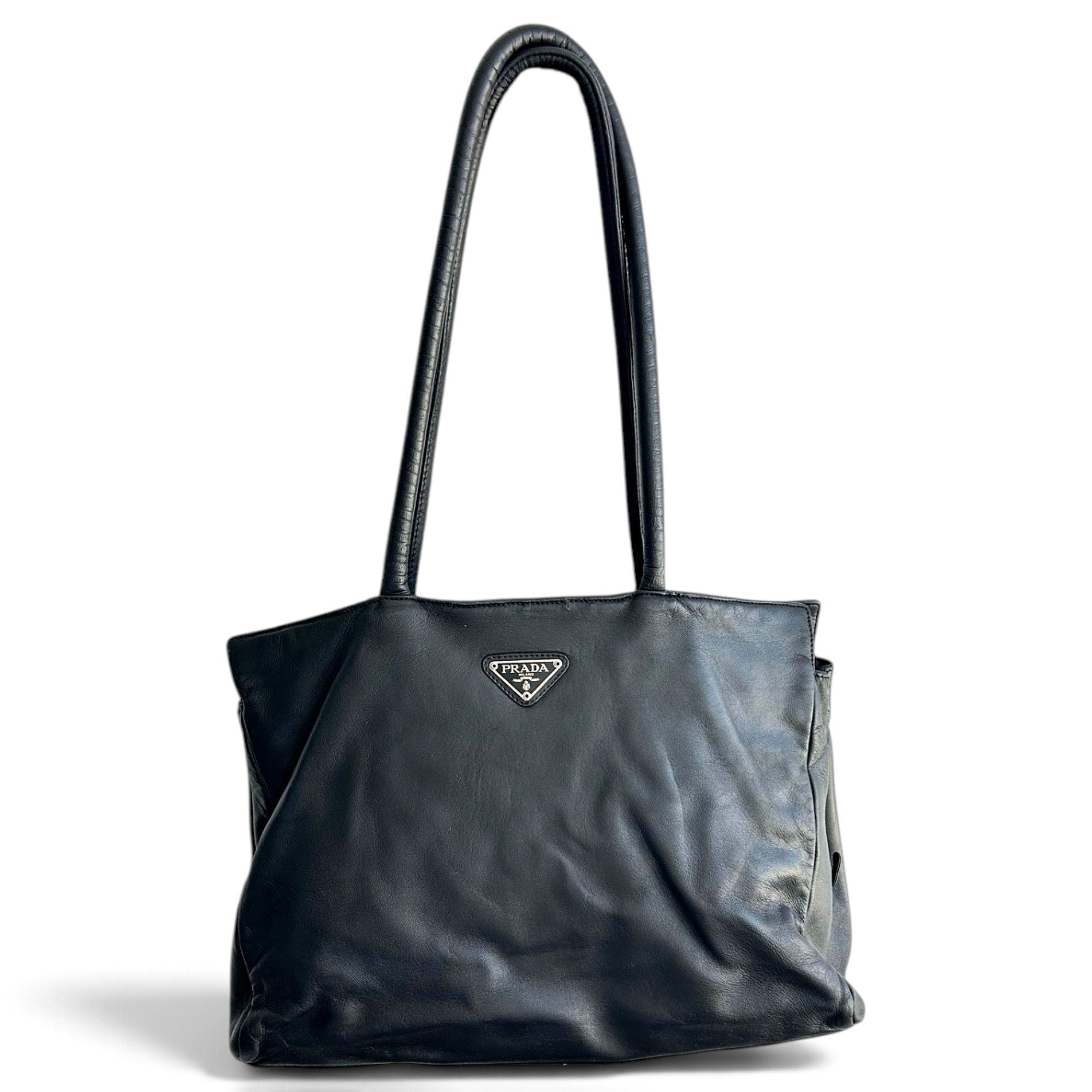 Leather handbag