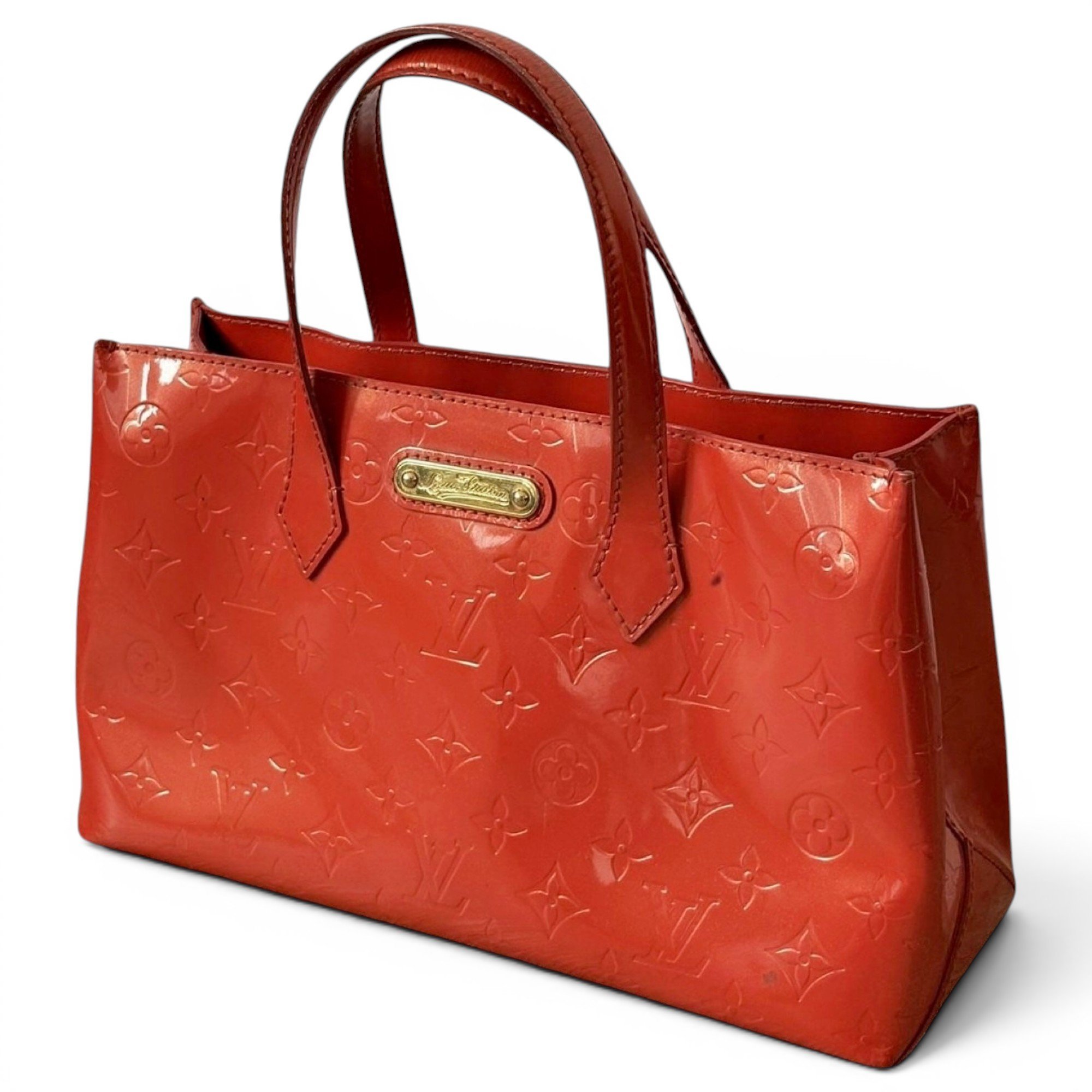 Wilshire patent leather tote