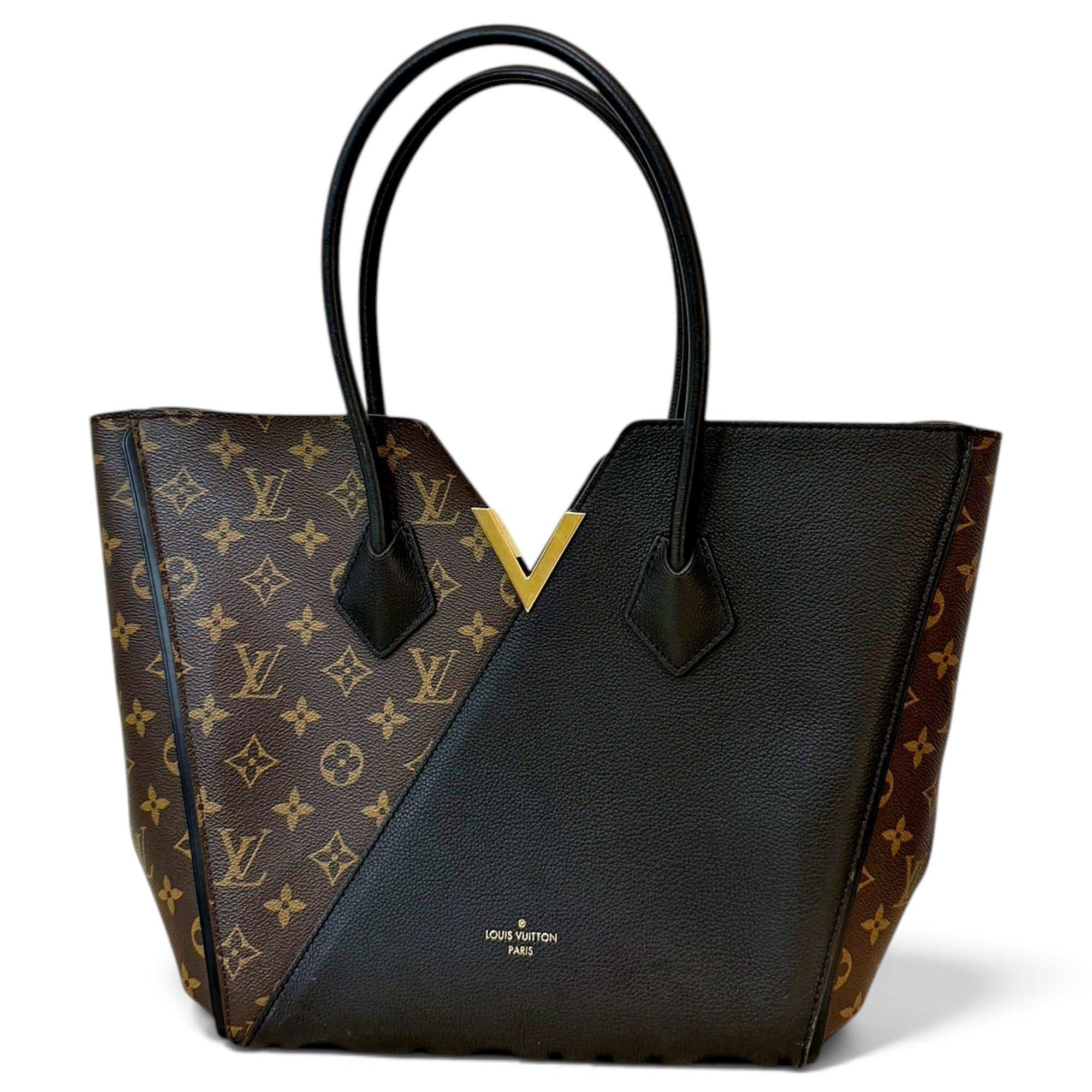 Kimono leather handbag