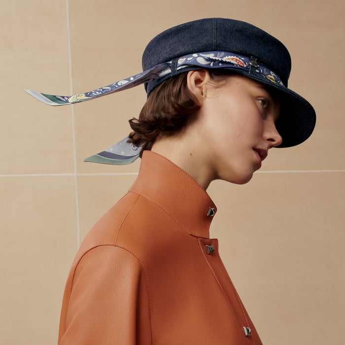 Indigo Deauville Denim Cap