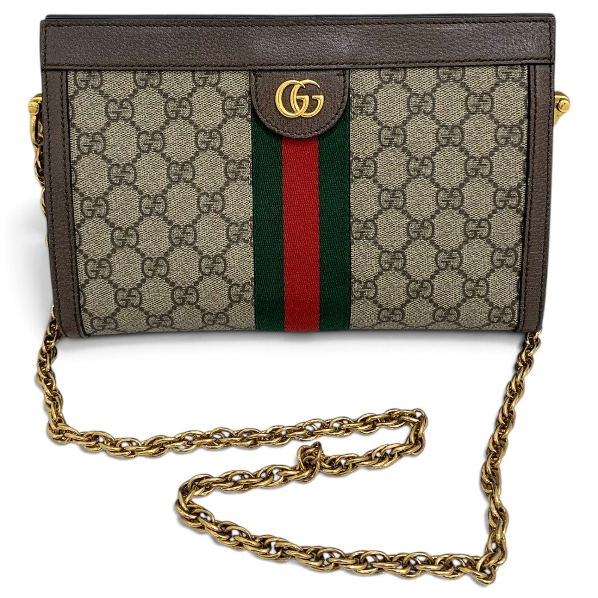 Ophidia Chain leather handbag