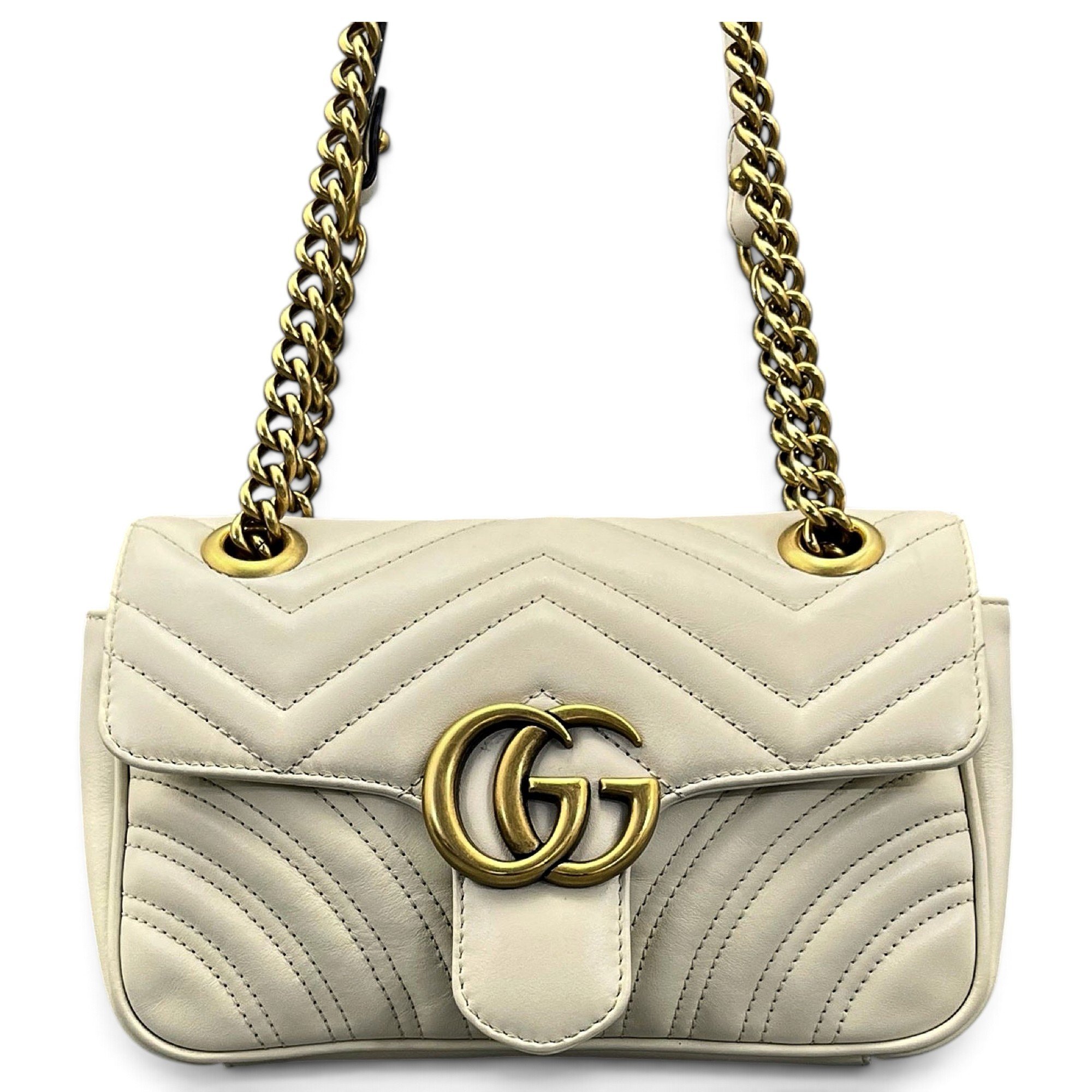 GG Marmont Flap leather handbag